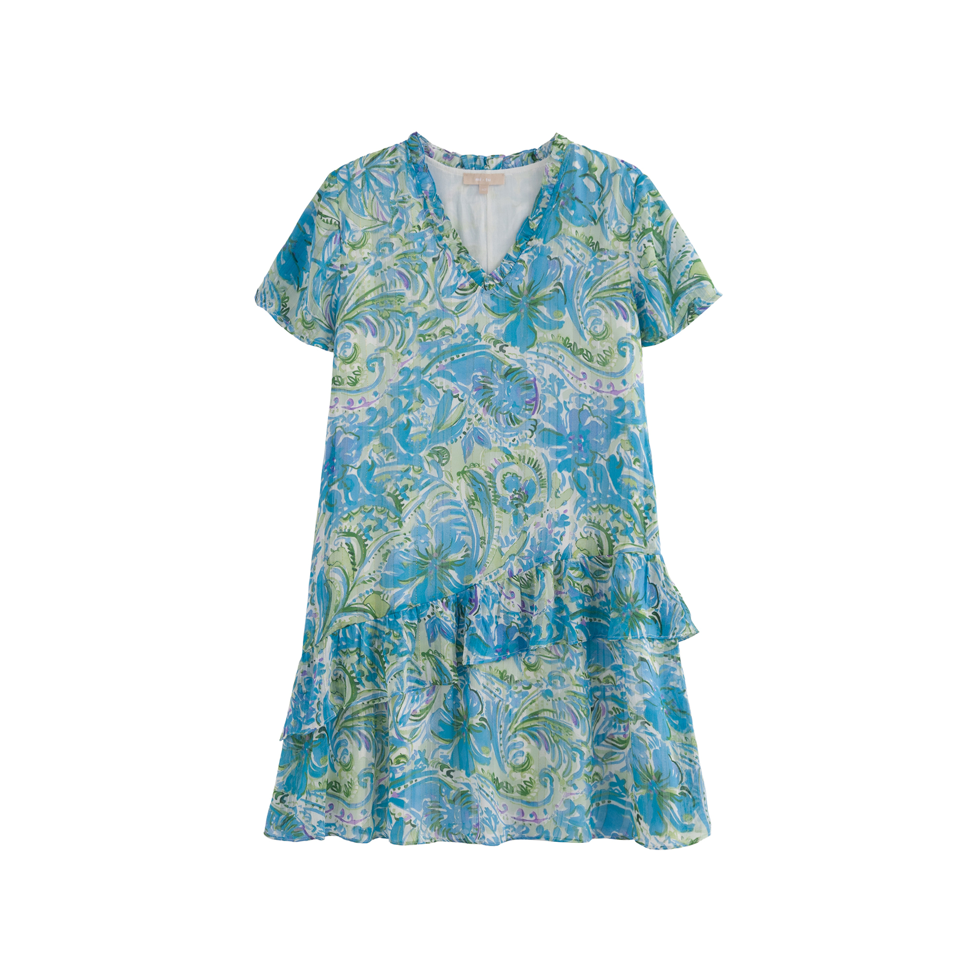 mi-tu 印花連身裙