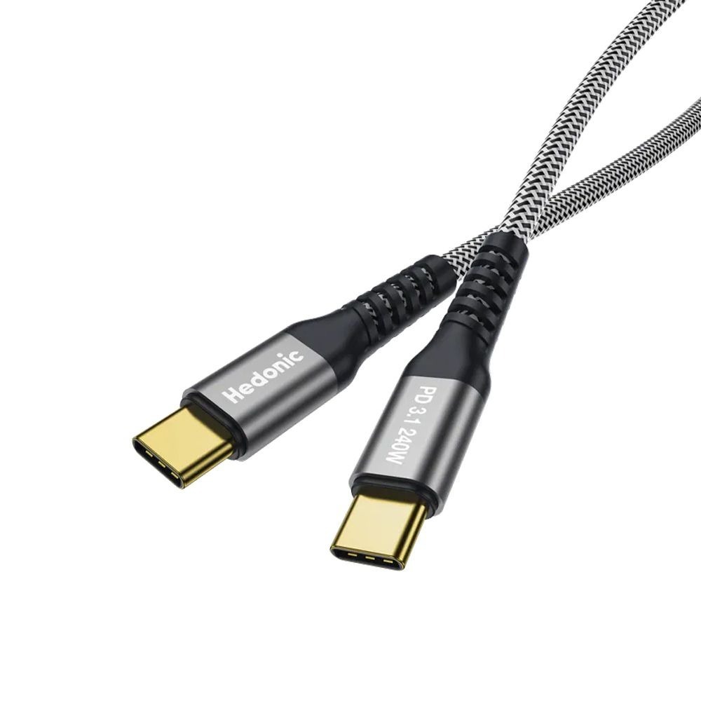 Hedonic - PD 3.1 240W USB-C to USB-C快充傳輸線/充電線【120CM / 200CM】