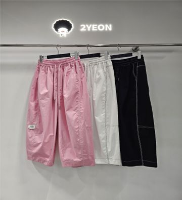 YE008 2yeon 修長直明線九分彎刀褲