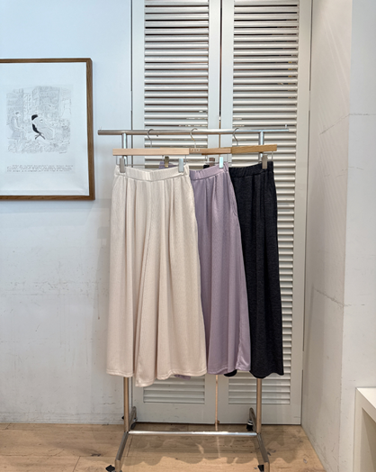 YE019 FAVE 簡約傭懶渡假風 闊腿褲