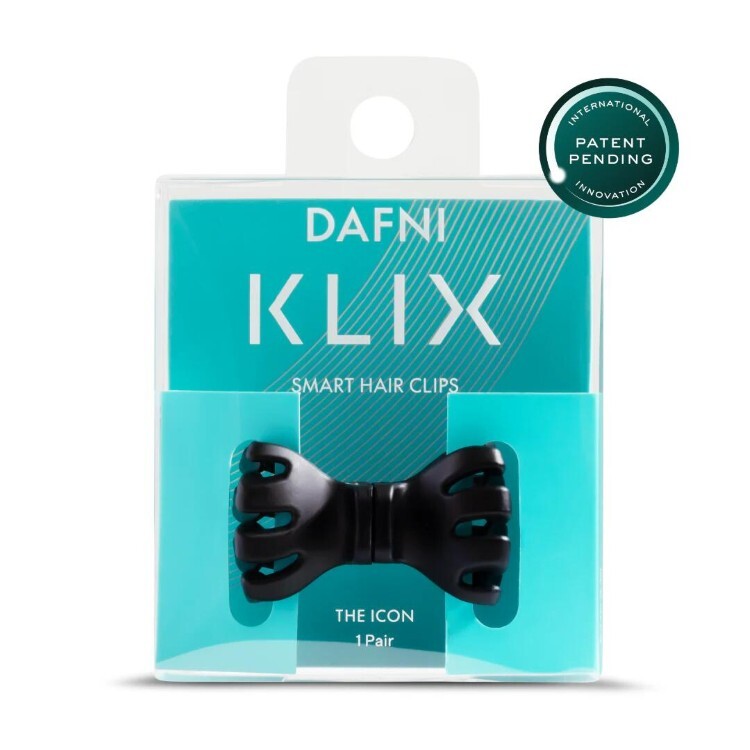 以色列 DAFNI KLIX 磁吸式髮夾 蝴蝶結 The minimalist 黑