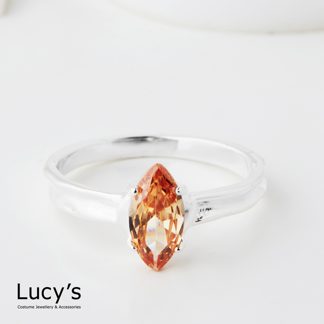 925純銀 璀璨光輝 戒指 (二色) (126734/126736)