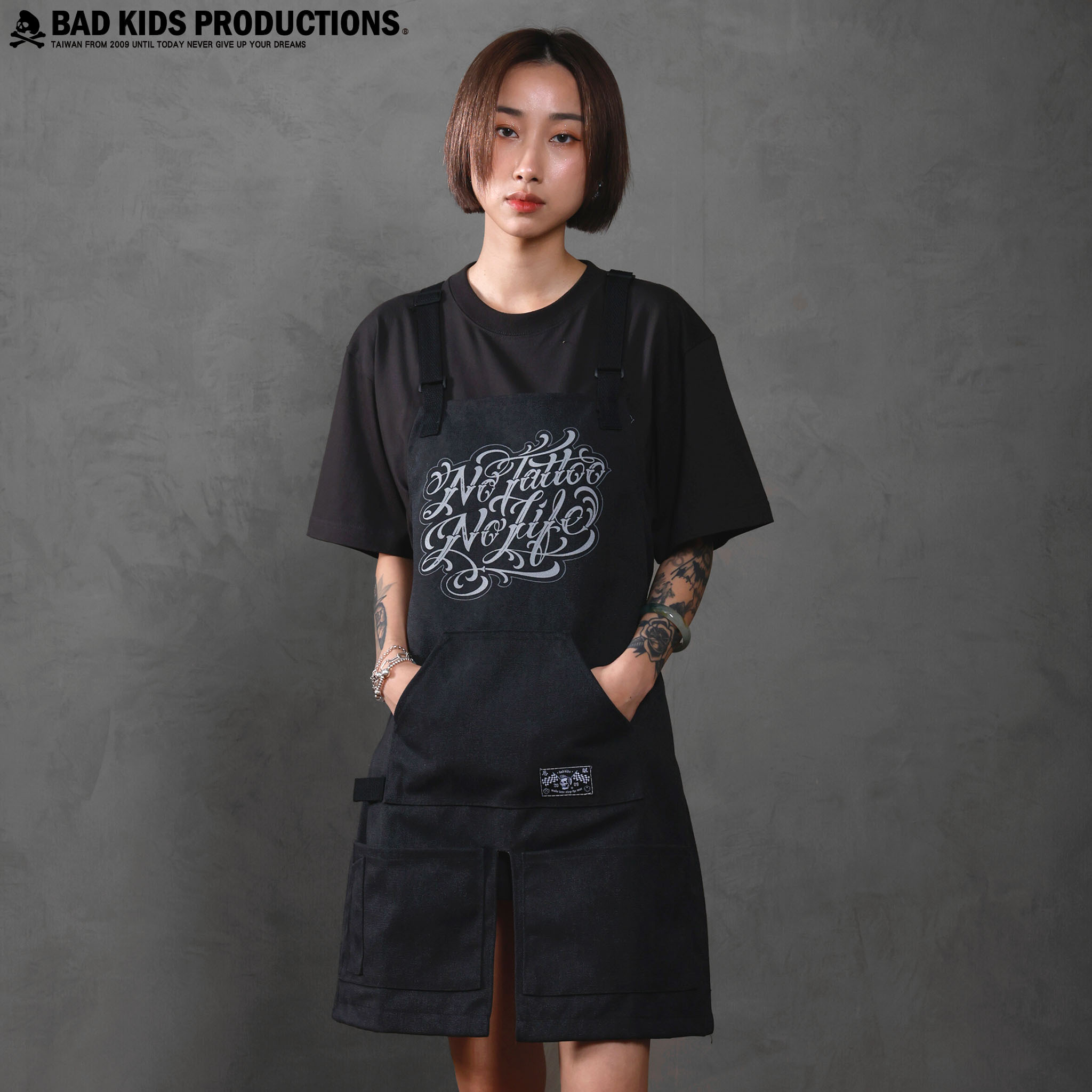 BAD KIDS 惡童 26S/S No Tattoo No Life Apron (工作圍裙)