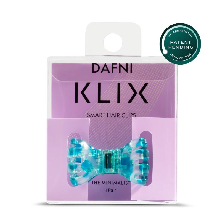 以色列 DAFNI KLIX 磁吸式髮夾 蝴蝶結 The minimalist 藍