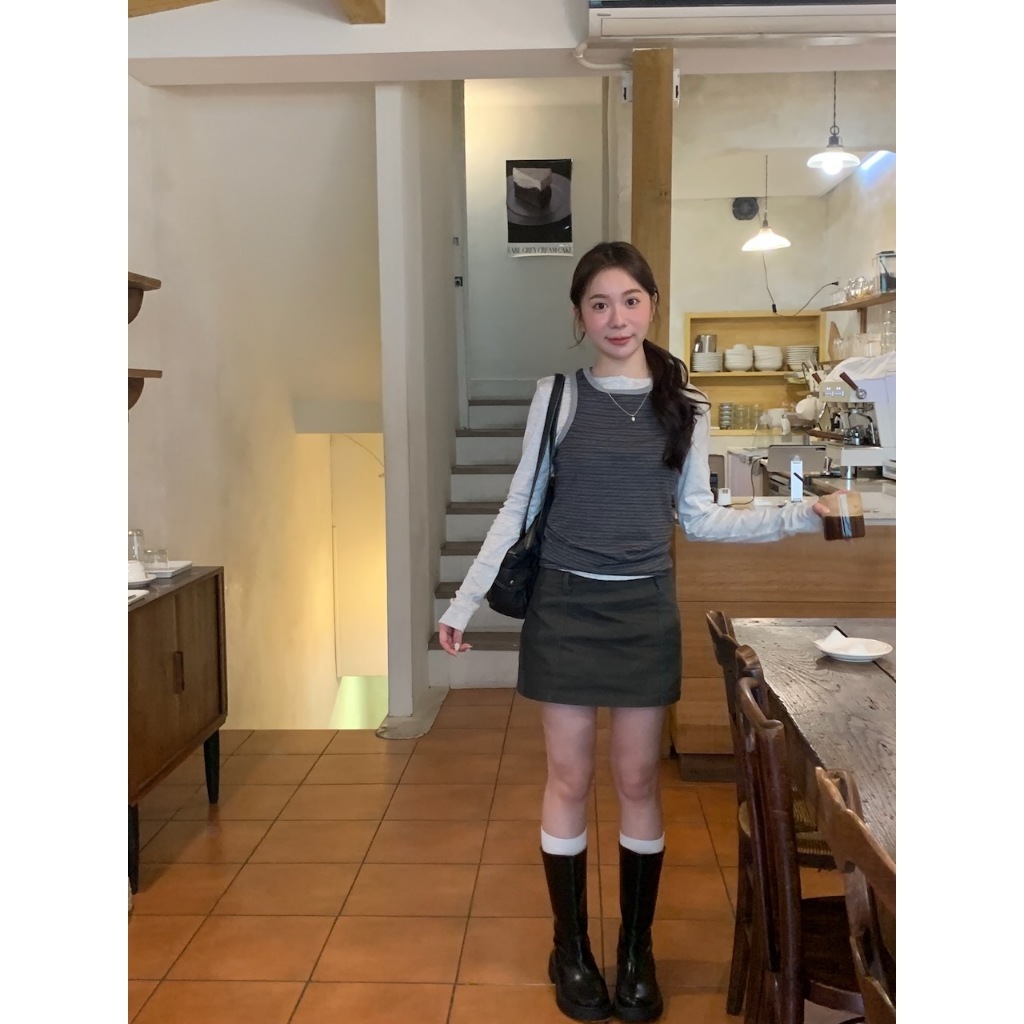 現貨 A31 韓系感get！細橫條坦克背心 #8535