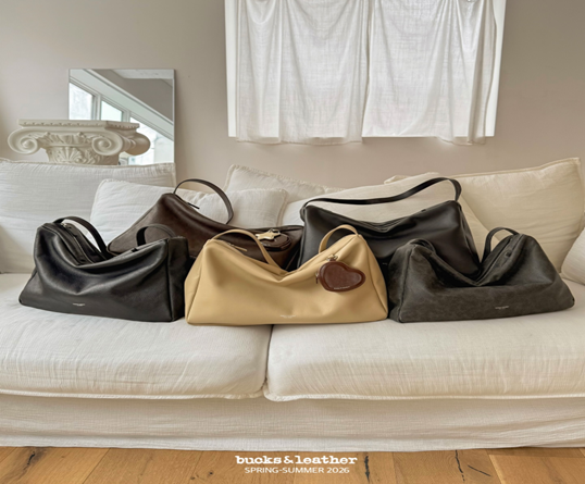 YE037 bucks&leather Porter 行李包 (L SIZE) 約長 39cm × 高 25cm，底寬 10cm