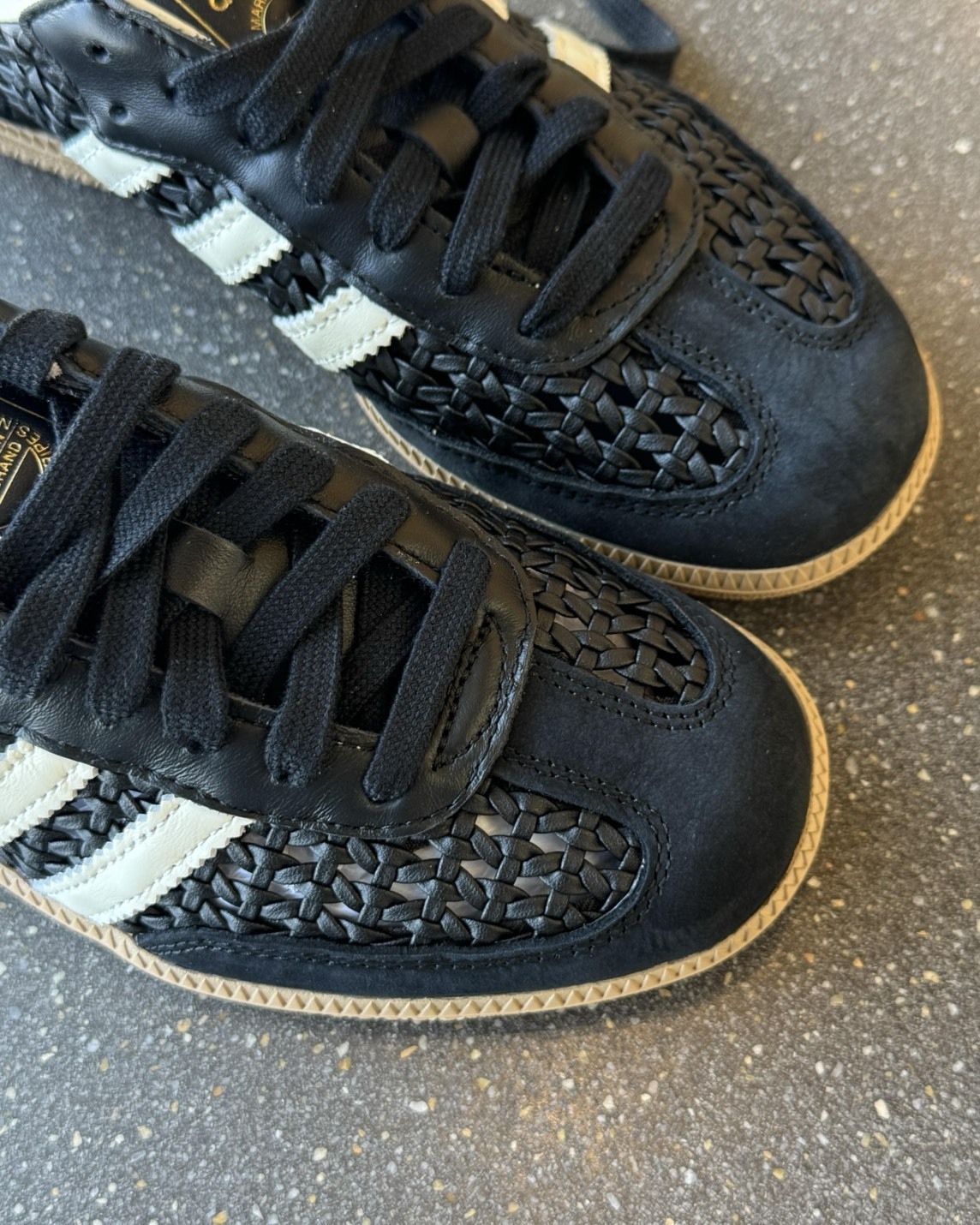 【預購】ADIDAS ORIGINALS SAMBA 編織 黑色 HQ9282