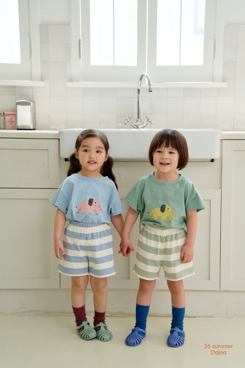 韓國🇰🇷Dajoa 大象條紋褲套裝(5-13)