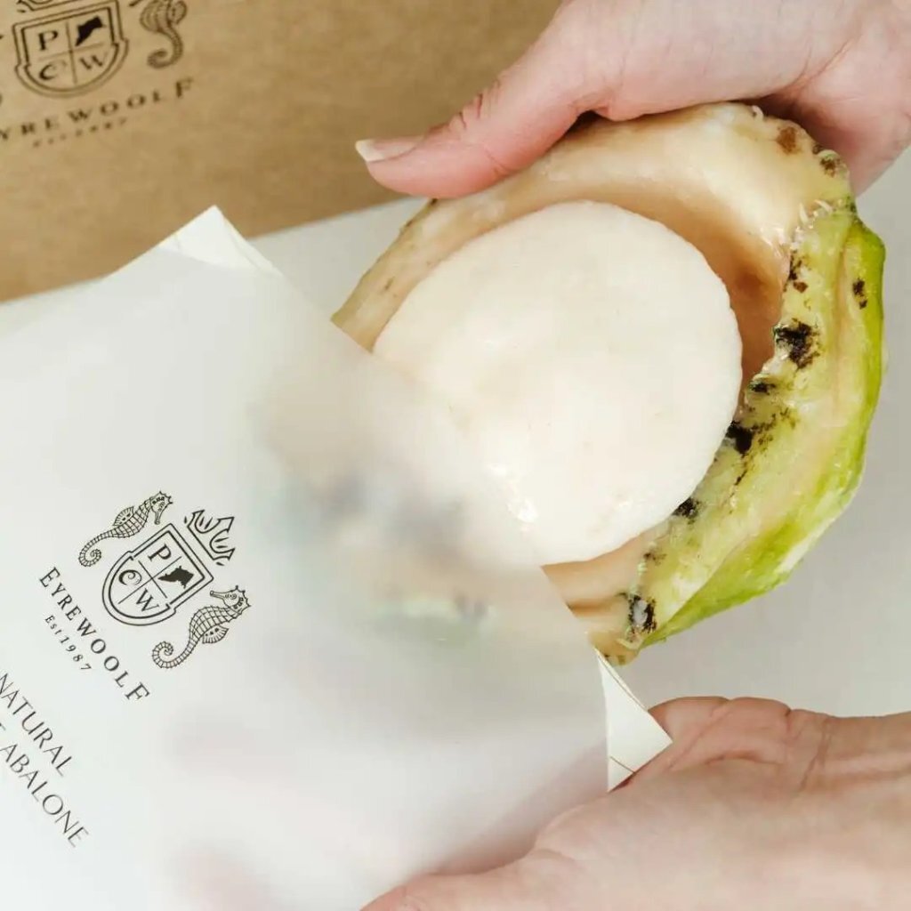 澳洲Eyrewoolf 一級野生青邊鮑 2-3 隻/磅, 約180-229g/隻