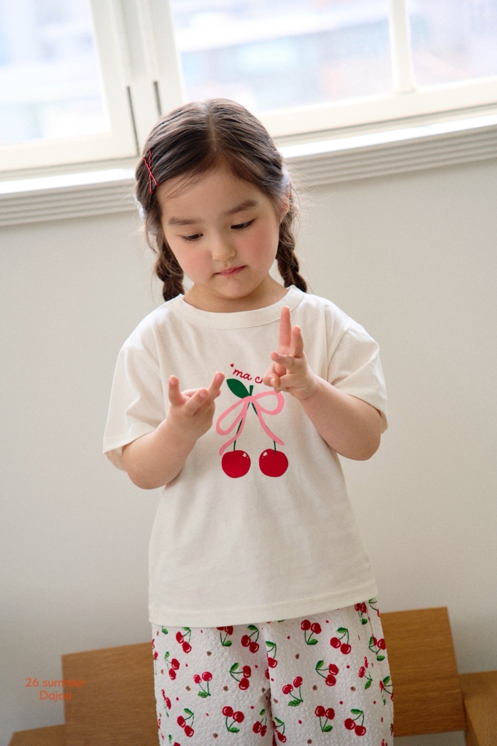 韓國🇰🇷Dajoa 櫻桃束口褲套裝(5-13)