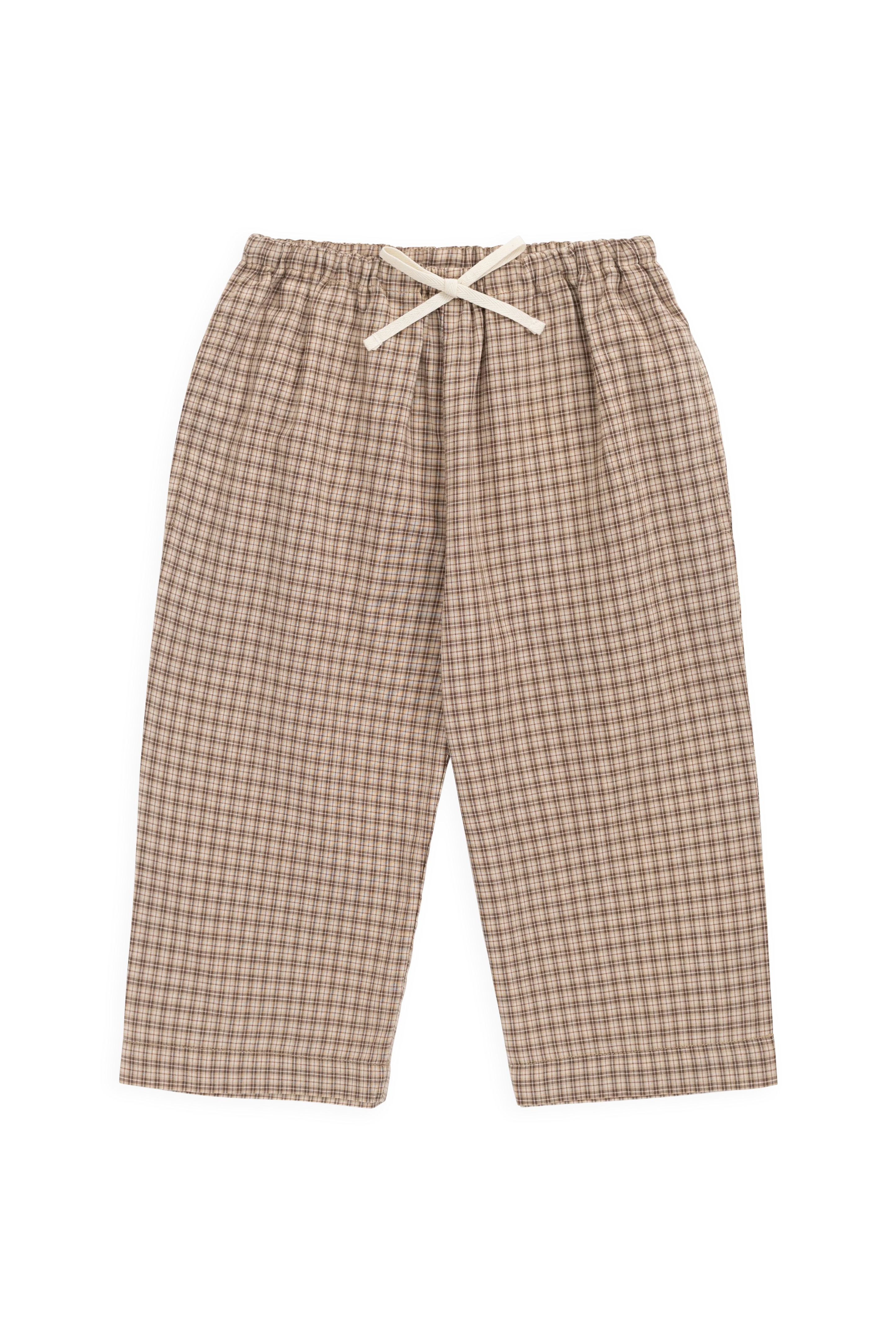 【預購】JAMIE KAY -Organic Cotton Kenji Pant（Cabin Check Cocoa）