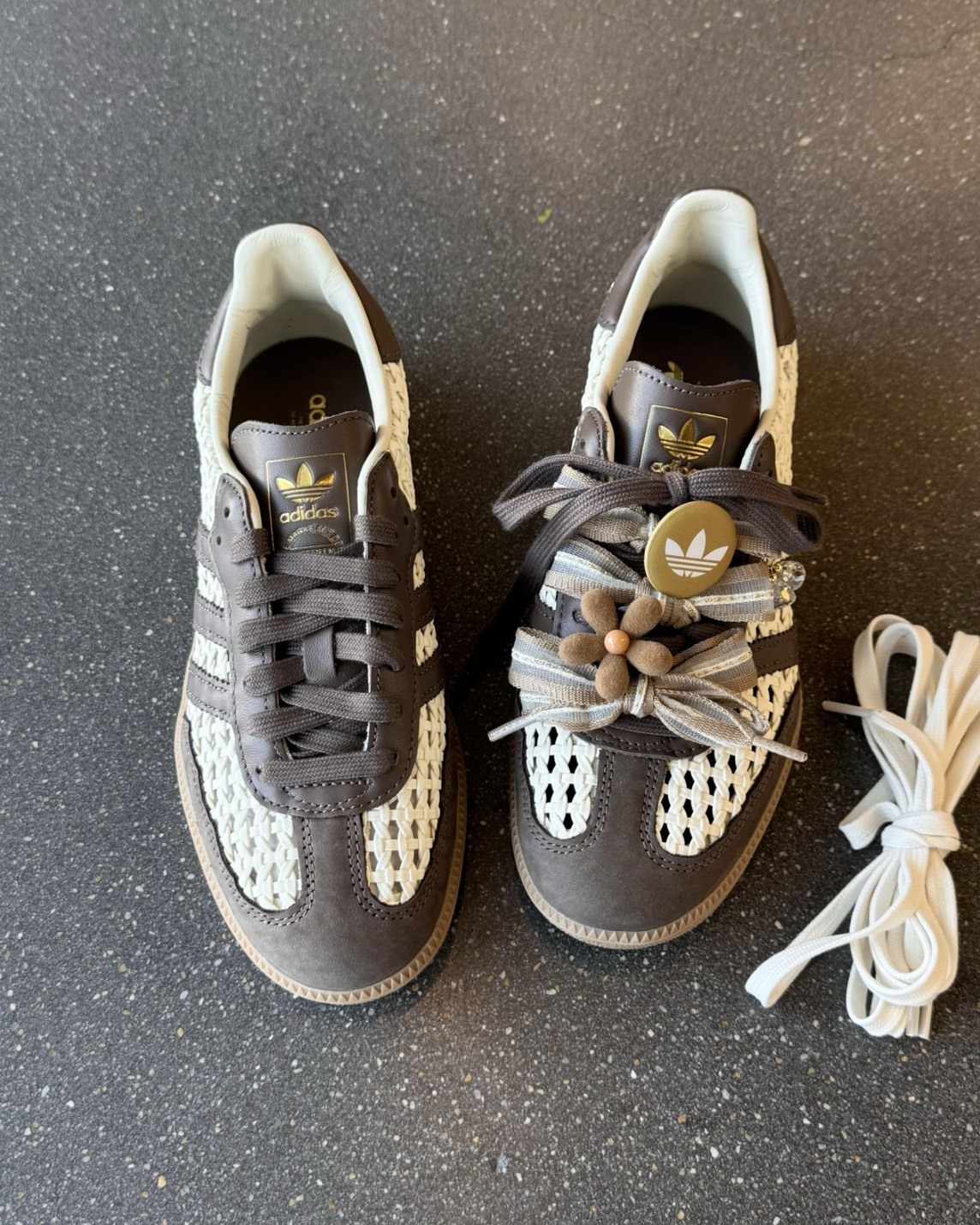 【預購】ADIDAS ORIGINALS SAMBA 編織 棕色 IH9373