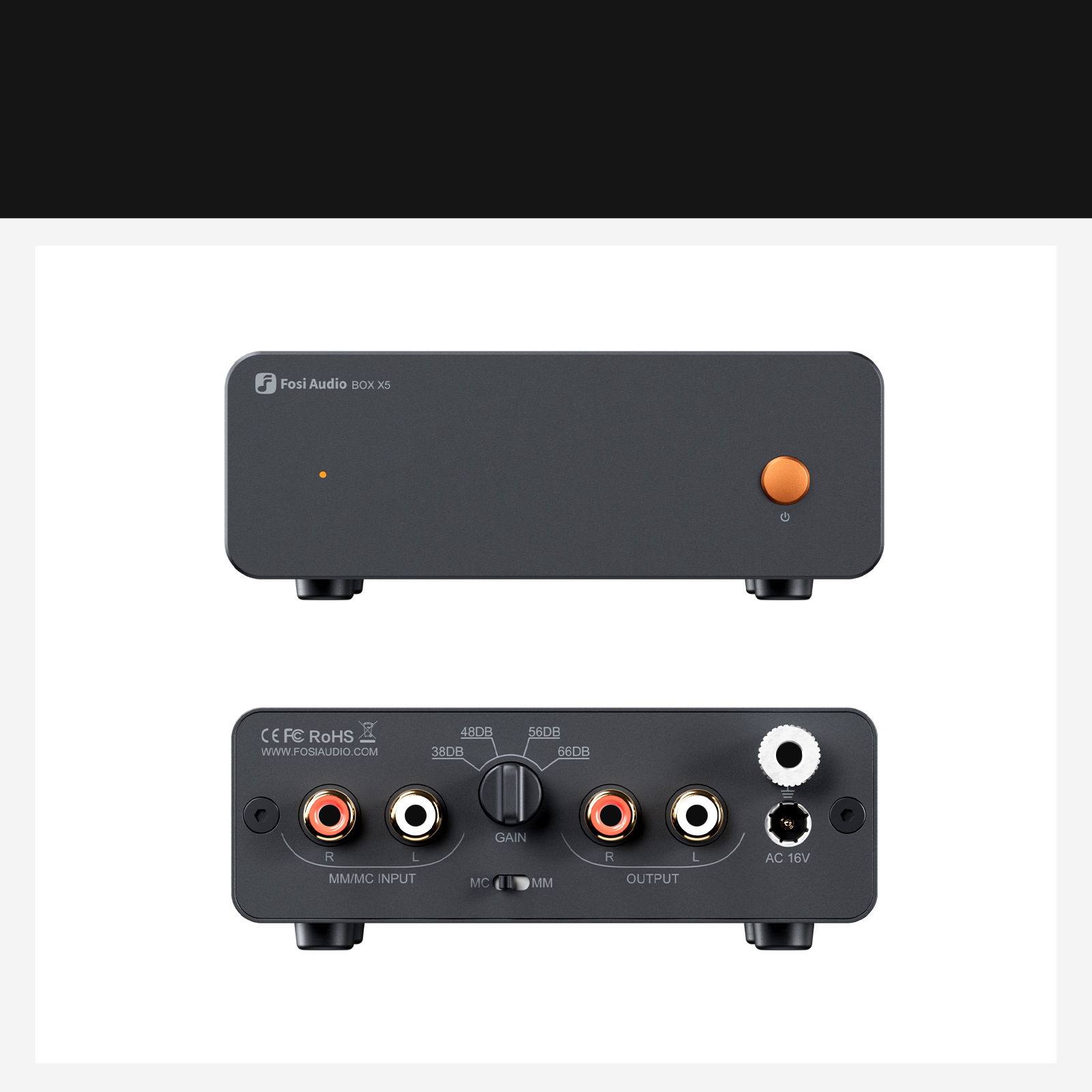 Fosi Audio Box X5 唱頭前級放大器