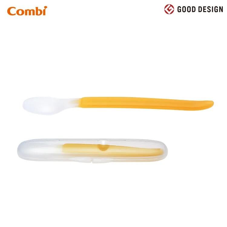 Combi 餵食匙連盒套裝(橙色) -81008