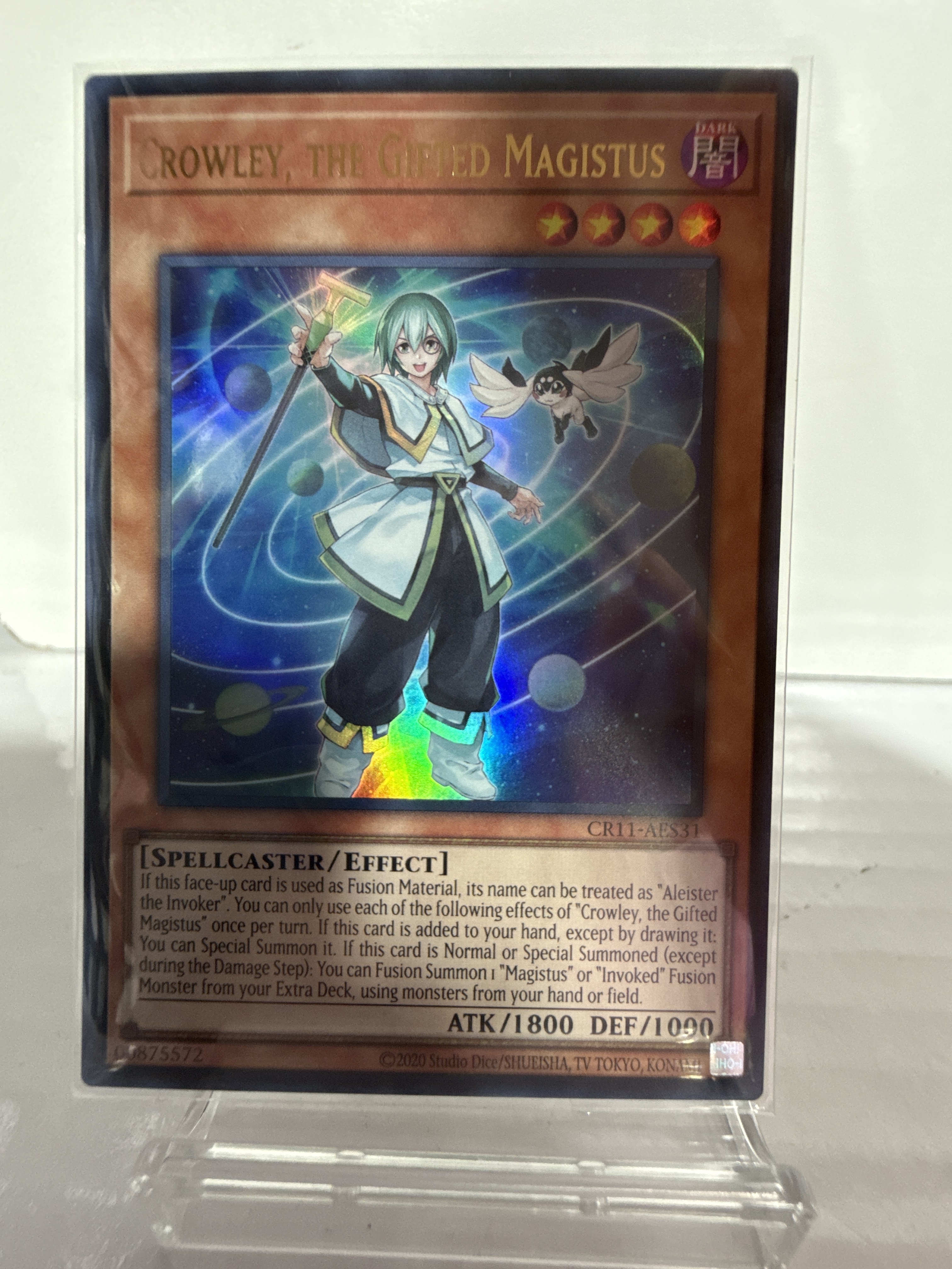 CR11-AES31 (UR)Crowley, the Gifted Magistus(天賦的魔導士 克勞利)