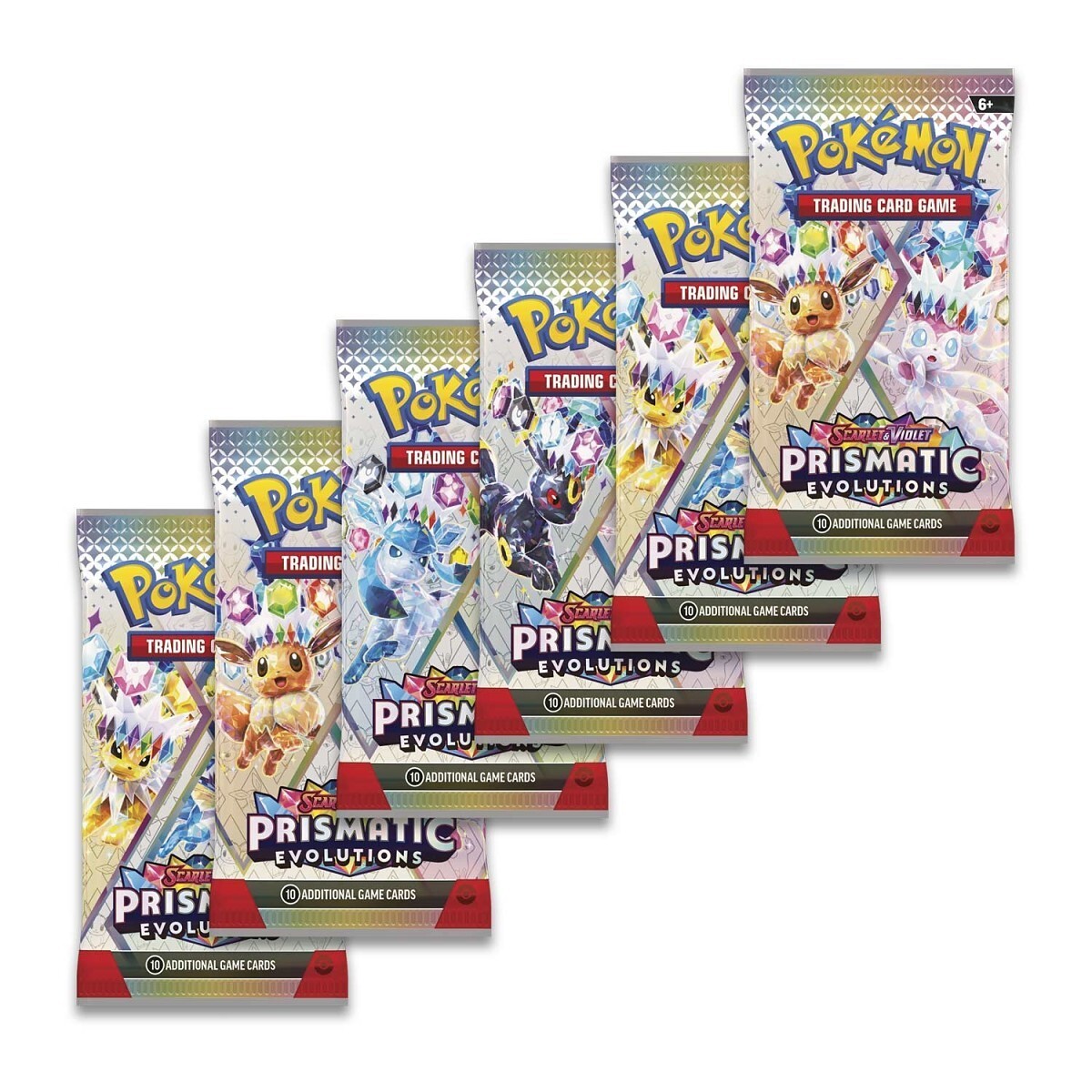 Pokemon Prismatic Evolutions Booster Bundle (6 Packs)