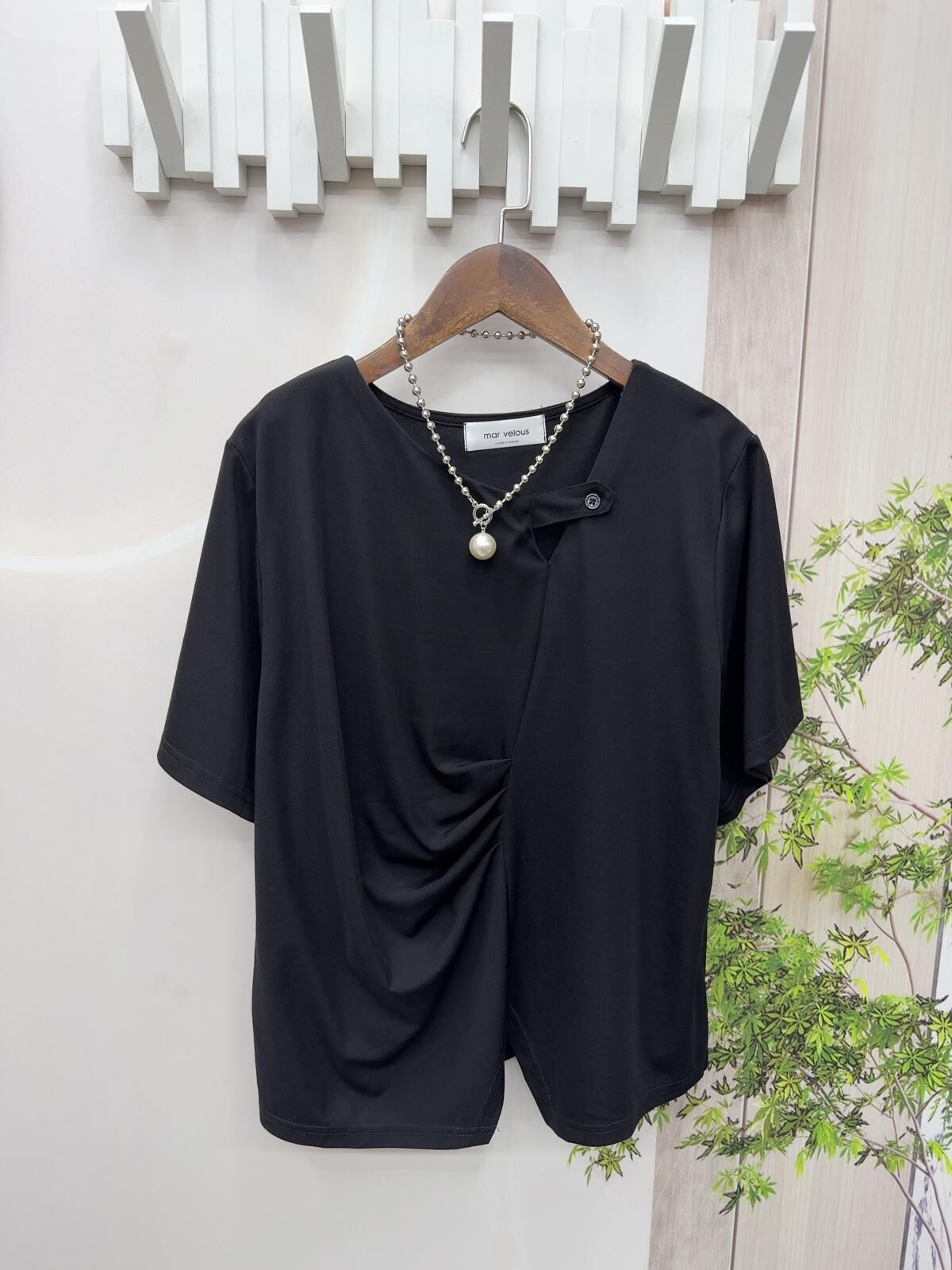 韓國型格淨色top~158AA