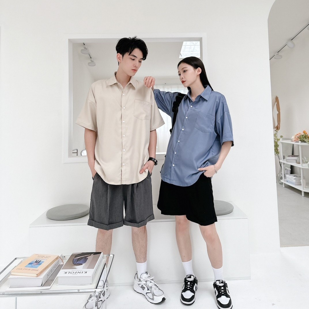 韓國素面 西裝短褲 反摺闊腿短褲  1712