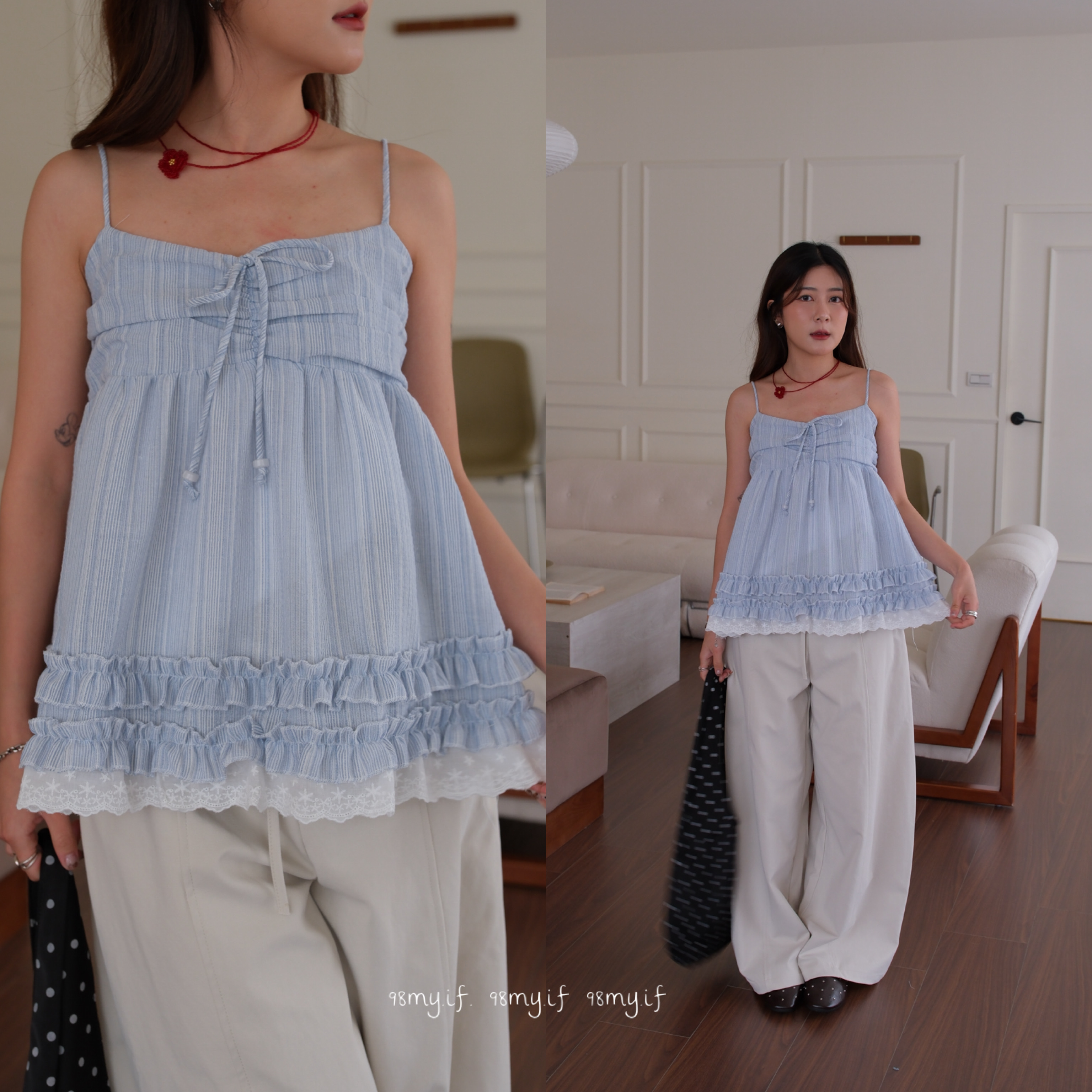 A31 夢幻蛋糕細肩背心