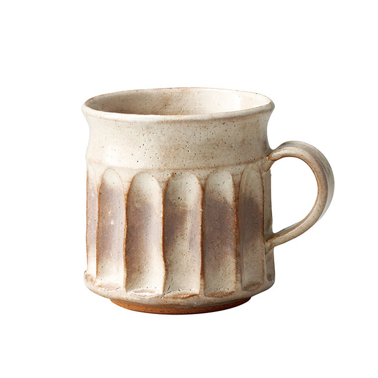 陶趣削紋馬克杯(345ML)｜美濃燒｜兩款