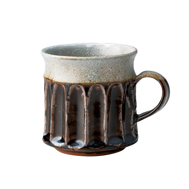 陶趣削紋馬克杯(345ML)｜美濃燒｜兩款