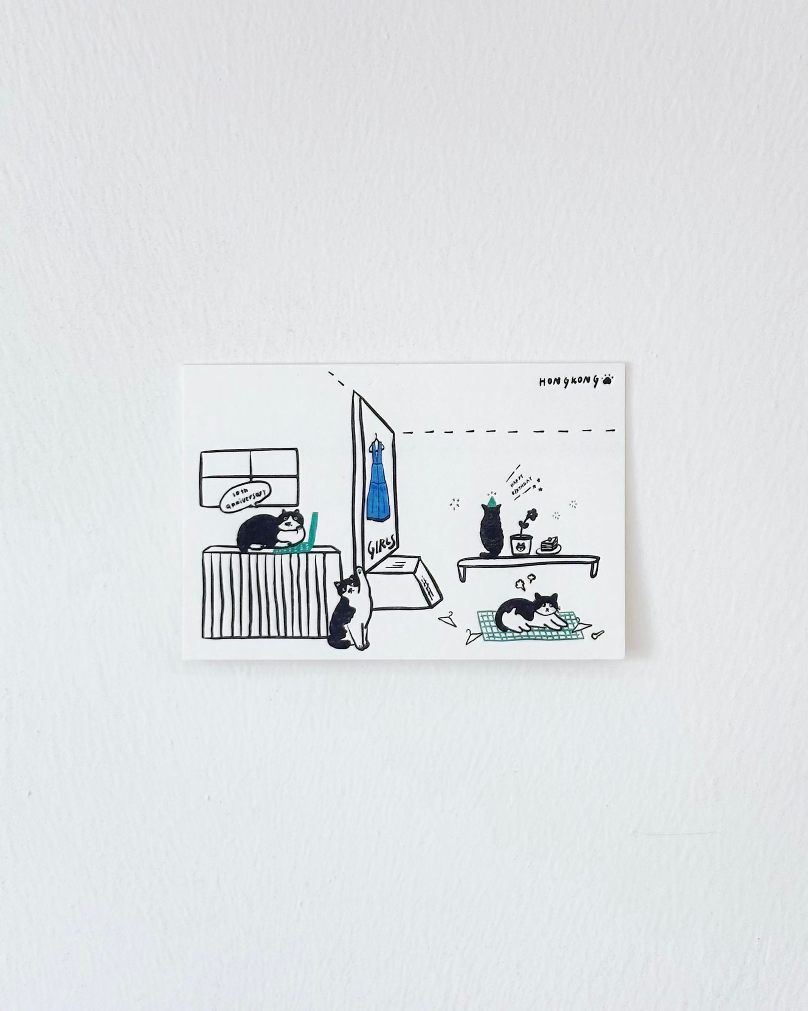 【 點數換】 BLACK BEAN Postcard