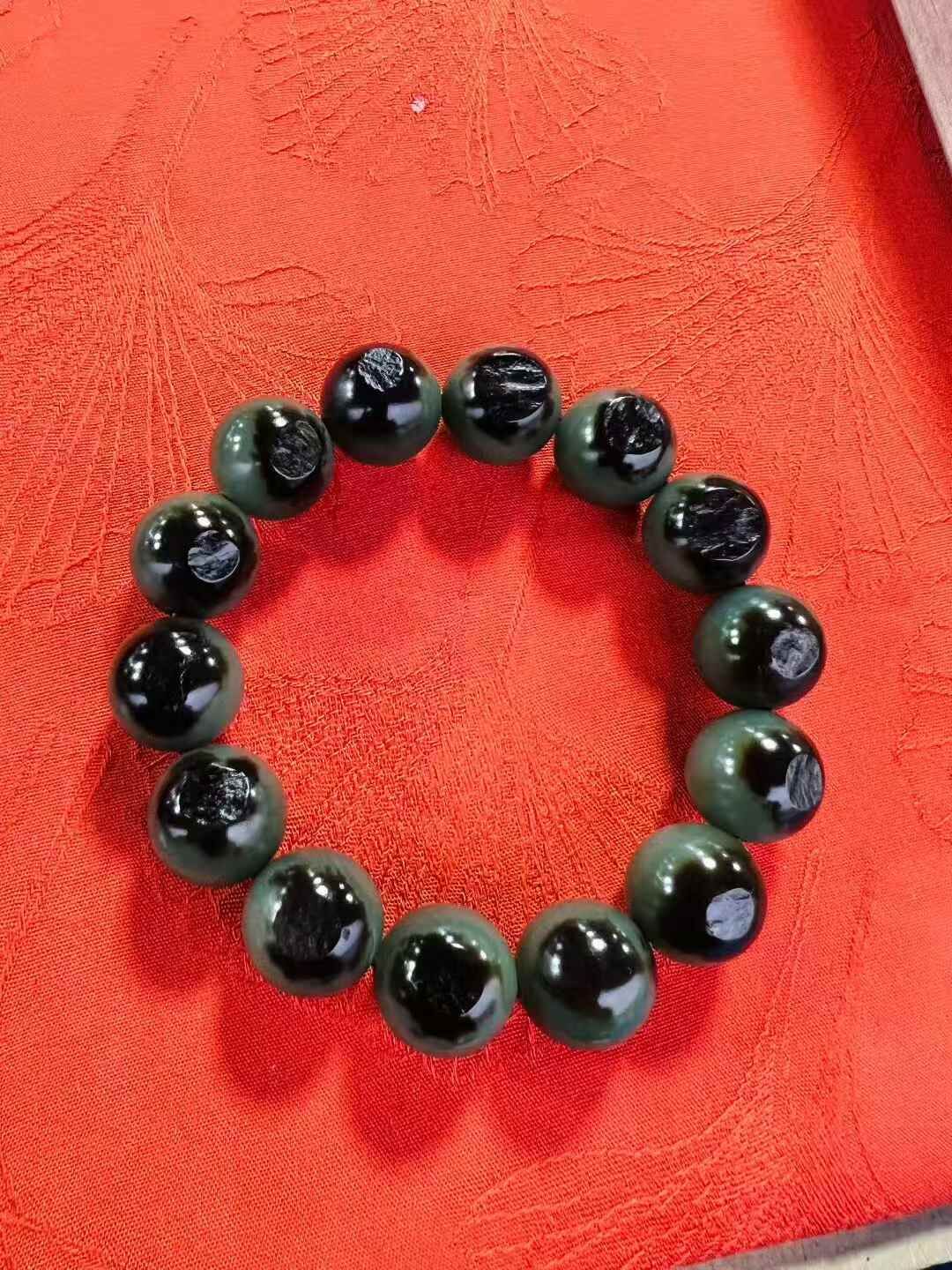 和田玉手串,天然和田玉軟玉