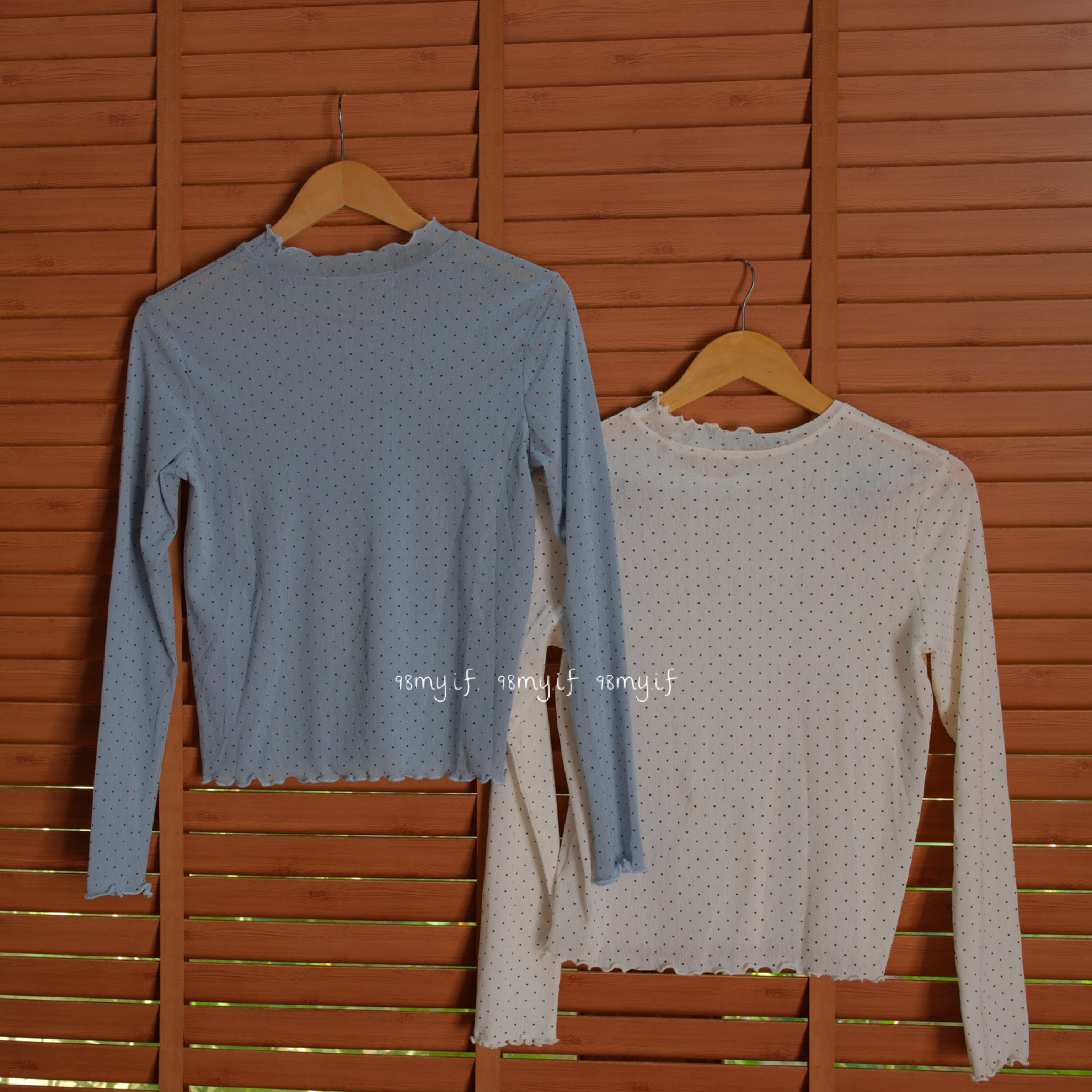 A27 Summer 夏天版捲捲點點內搭 （2colors)