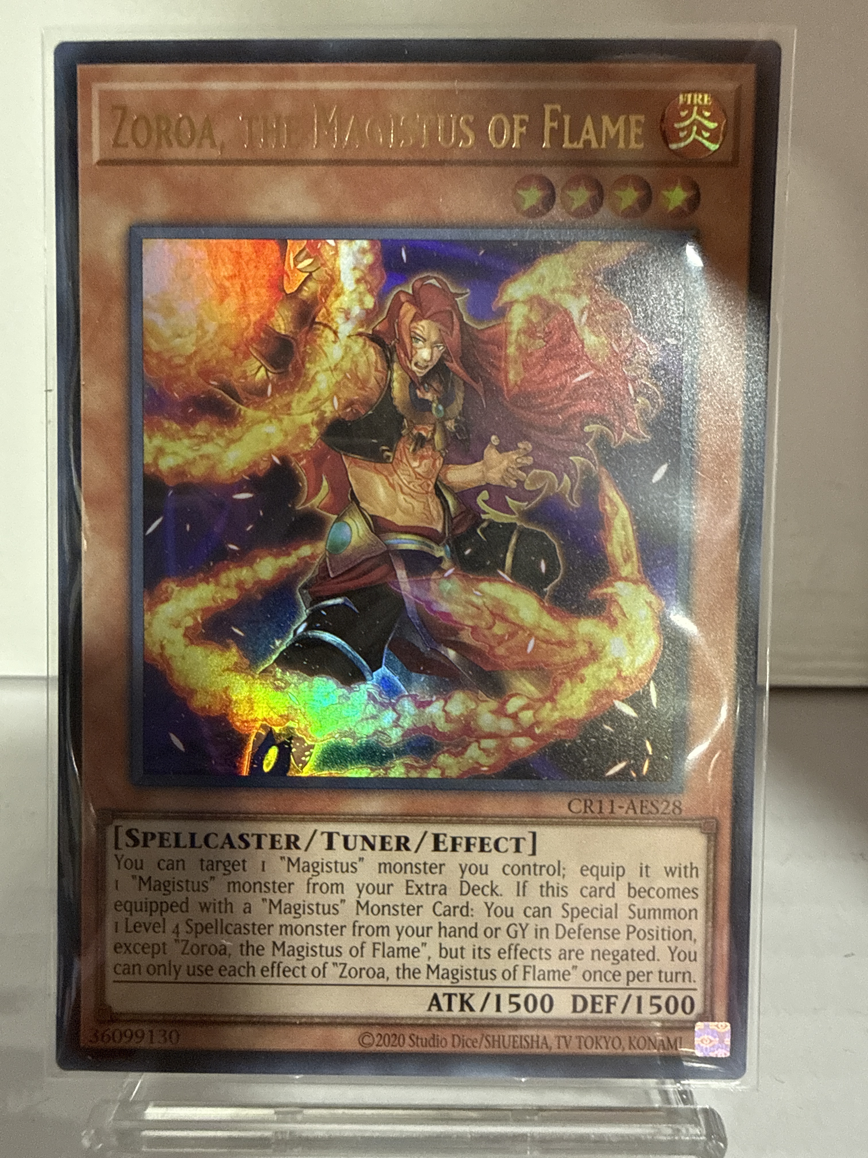 CR11-AES28 (UR)Zoroa, the Magistus of Flame(絕火的大賢者 鎖羅亞)