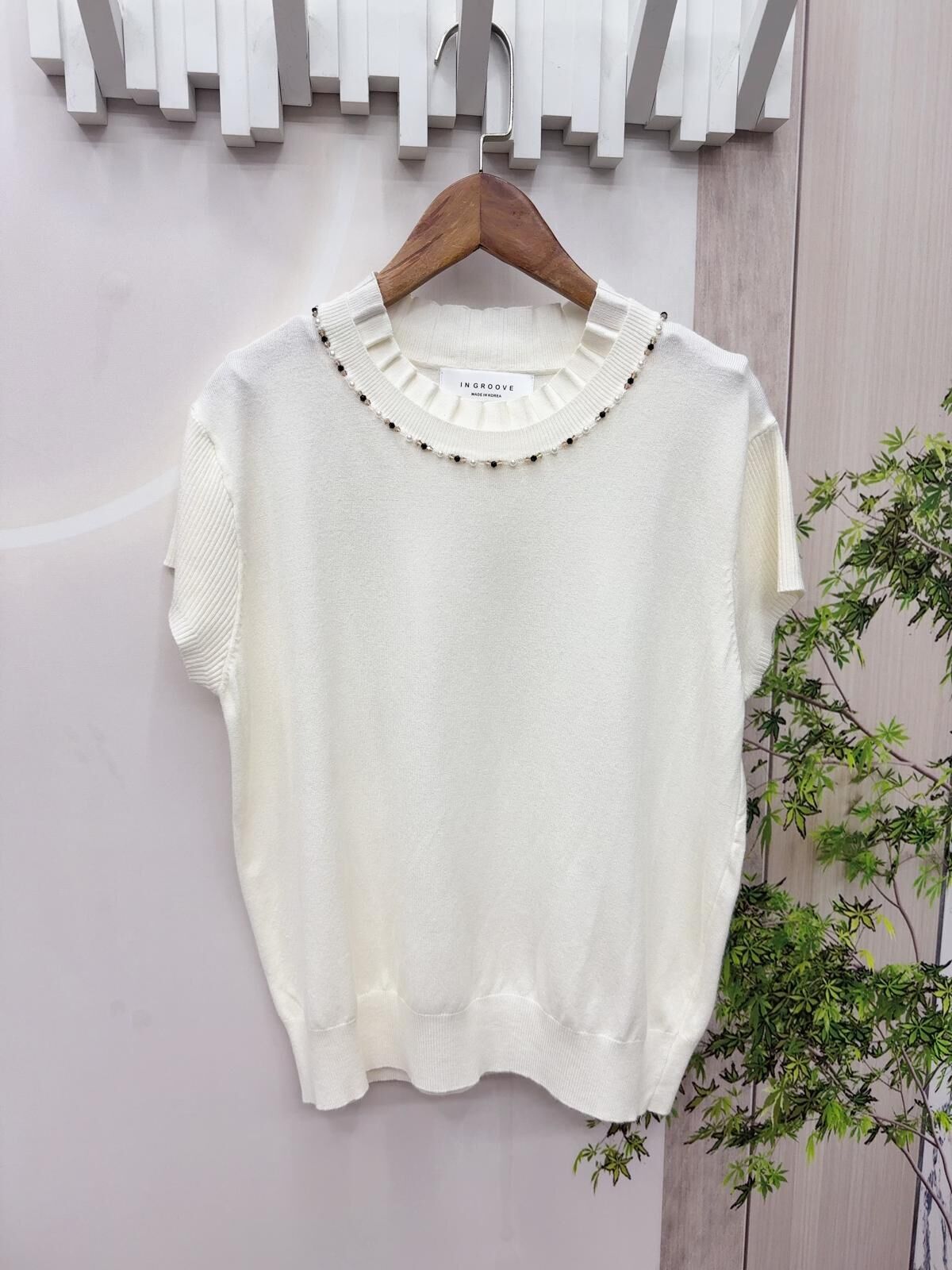 韓國高質薄針織top~158AJ