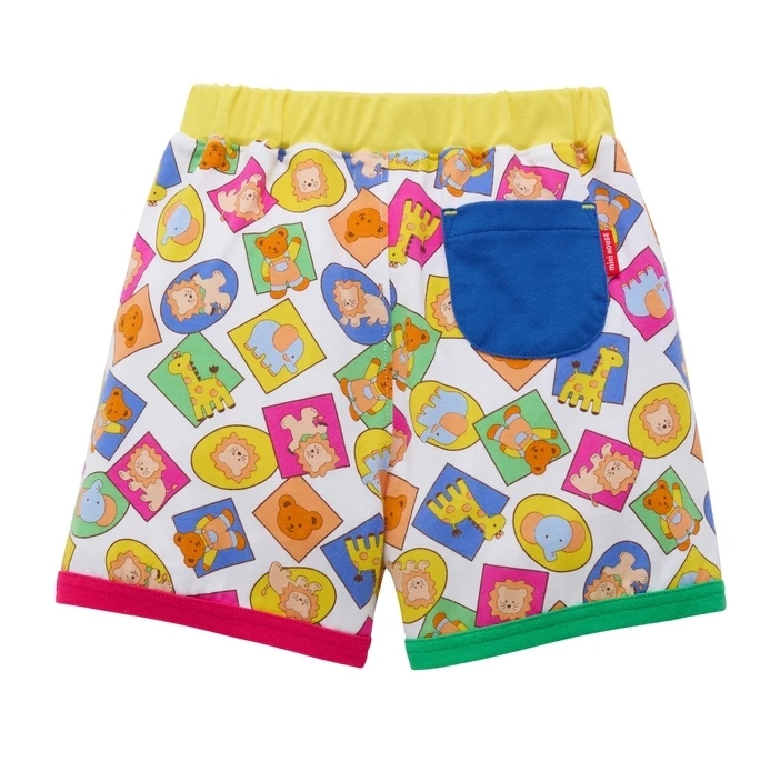 MIKI HOUSE BEAR 五分褲-多色