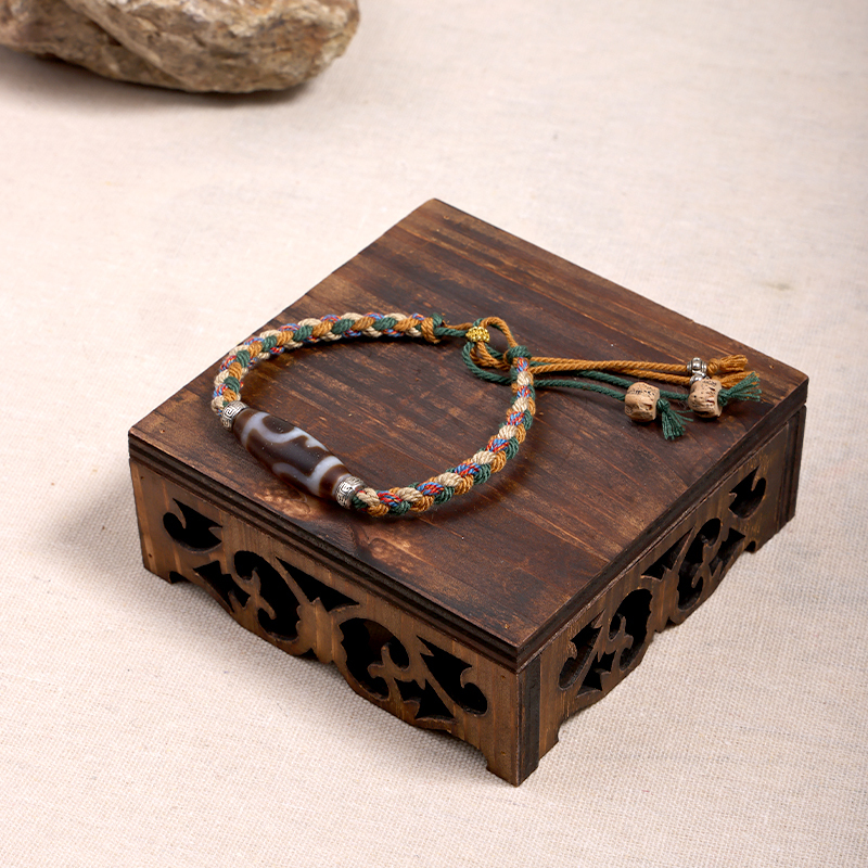 A27—五臺山寶瓶天珠瑪瑙手繩