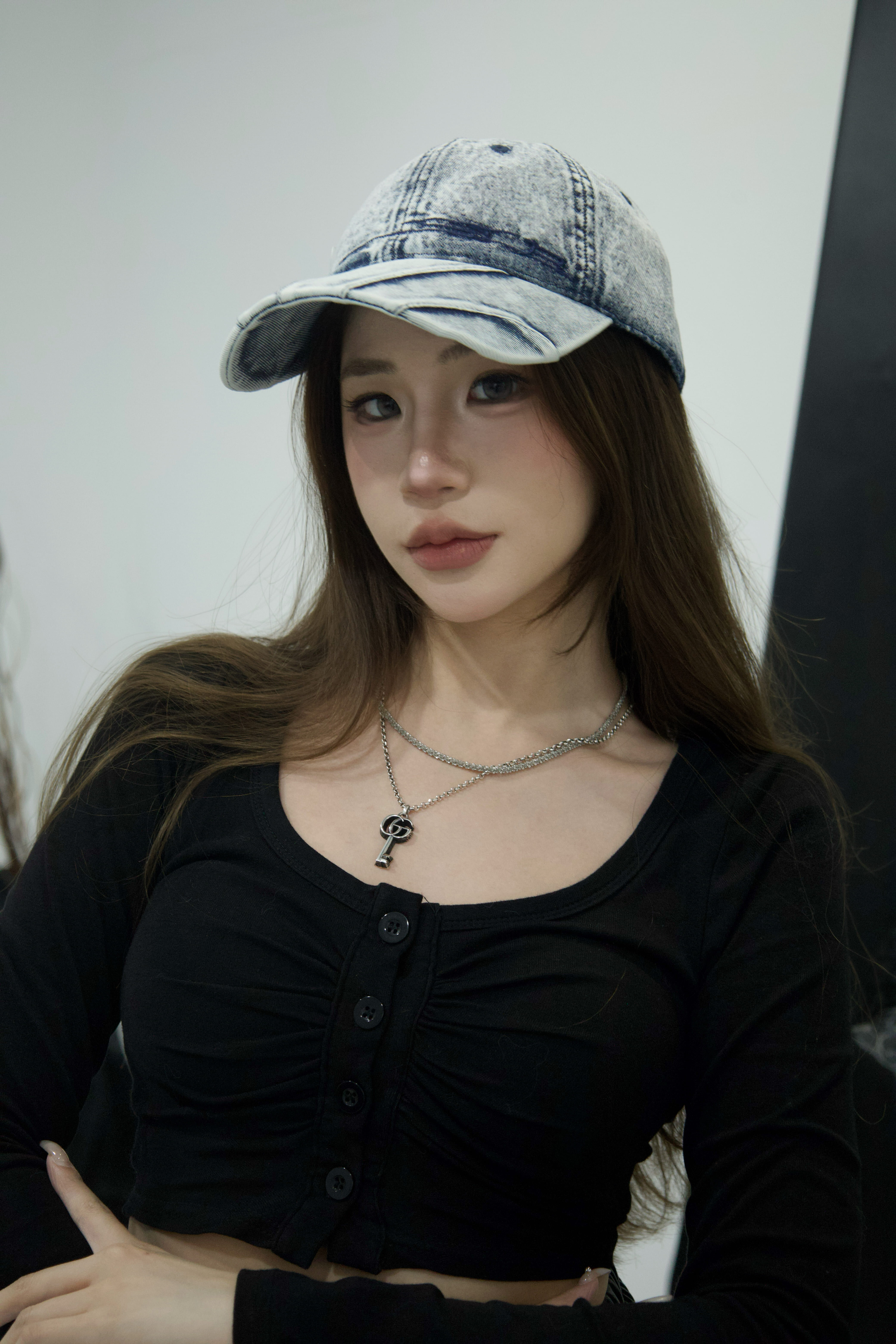 個性刷色剪接棒球帽