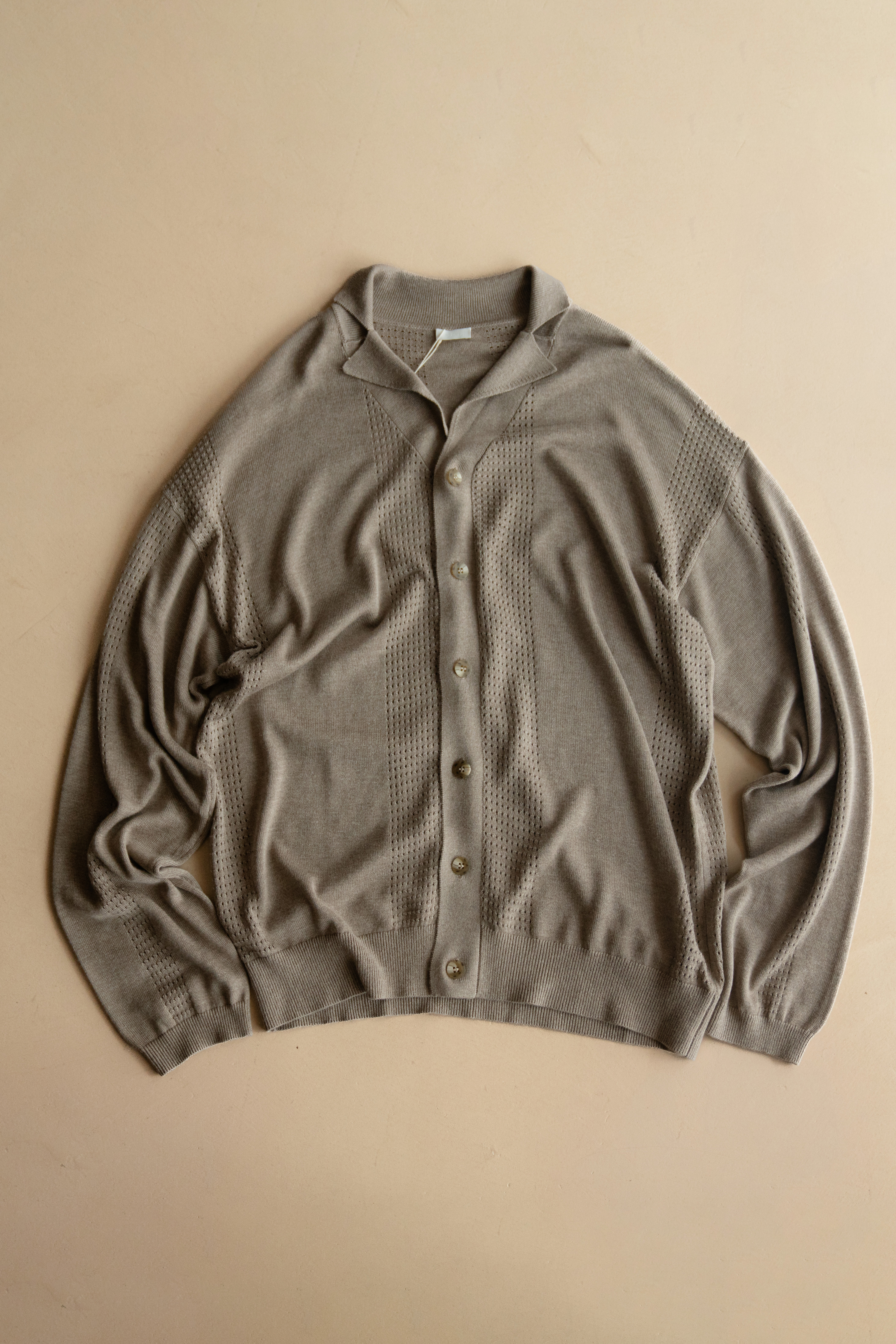 SEEALL MESH KNIT CARDIGAN - 2TYPE