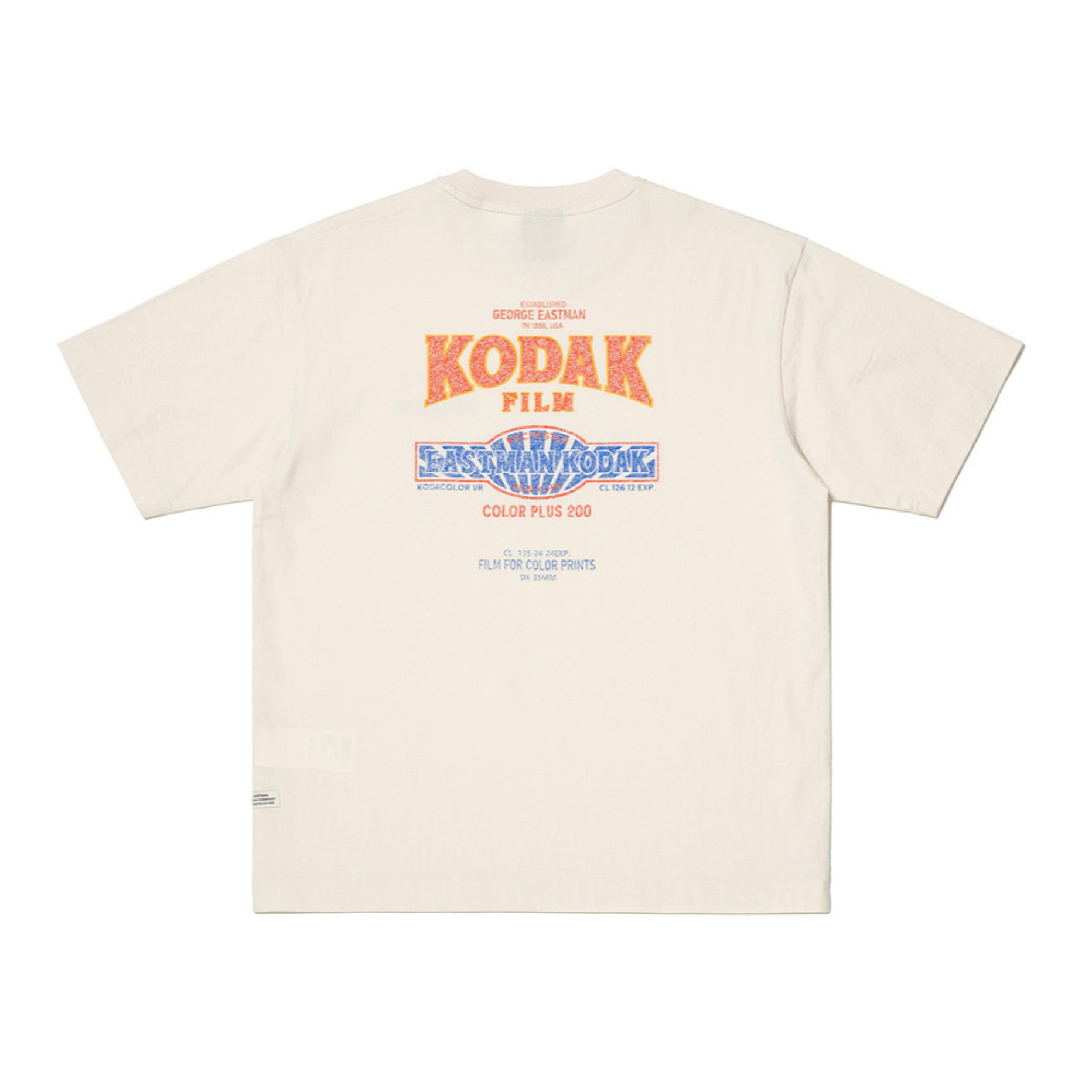 韓國KODAK柯達 雪花水洗圖案短袖T恤 K6223LRS11