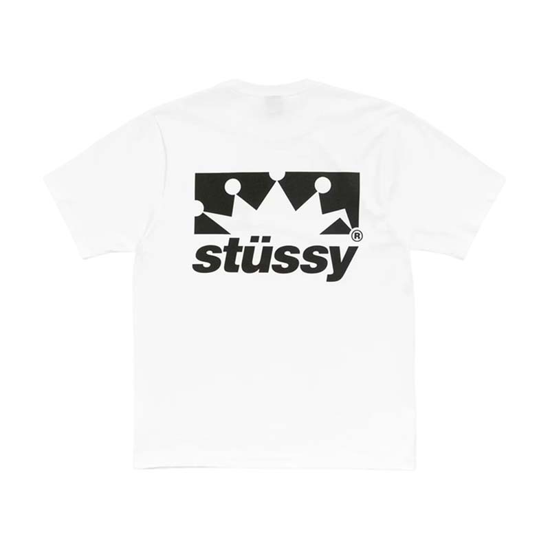 Stussy Box Crown Tee 皇冠 短袖 白色 1905186-WE [台灣現貨]