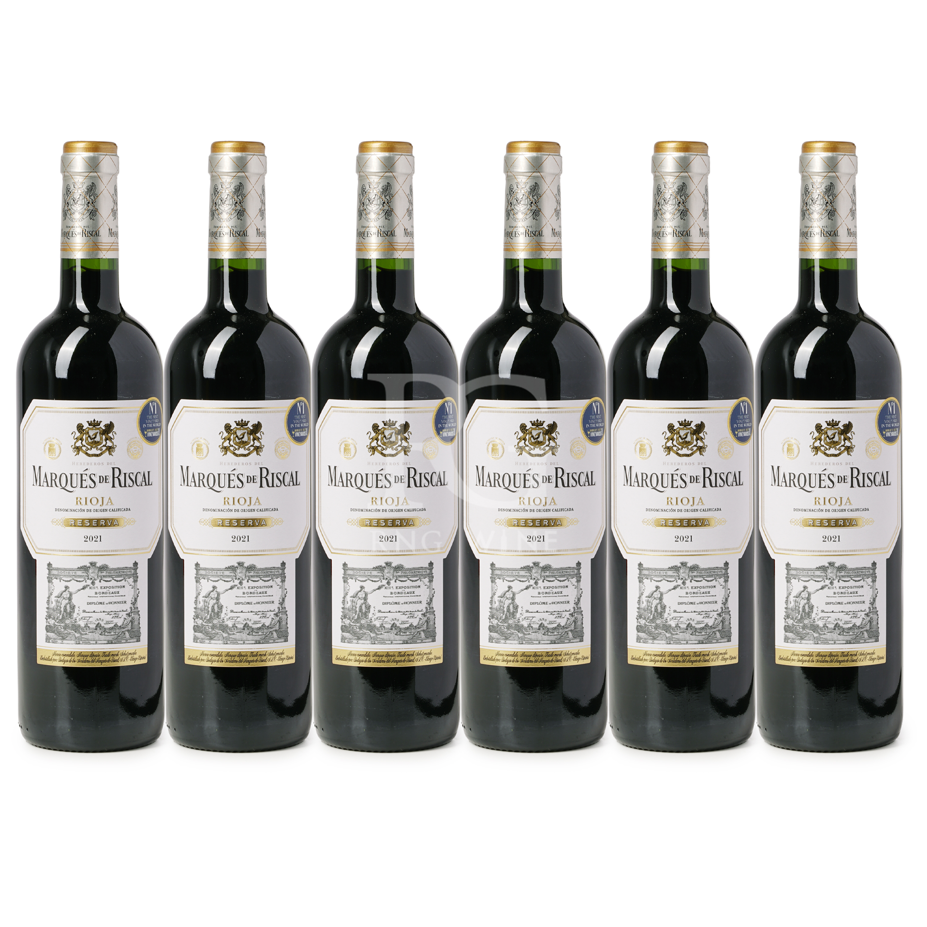 Marques de Riscal Reserva 2021 (JS92) - 6 Bottles Pack