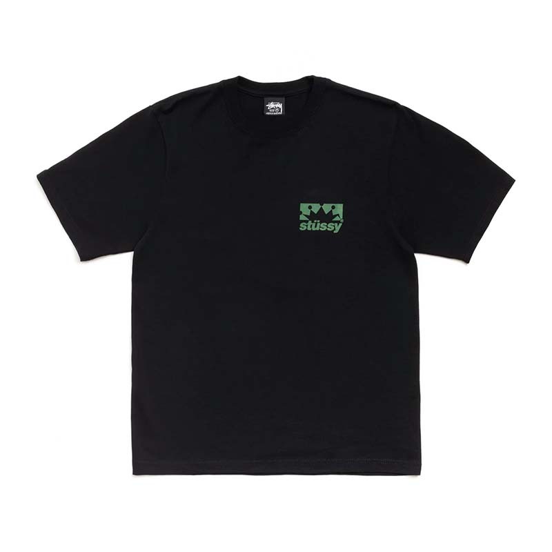 Stussy Box Crown Tee 皇冠 短袖 黑色 1905186-BK [台灣現貨]
