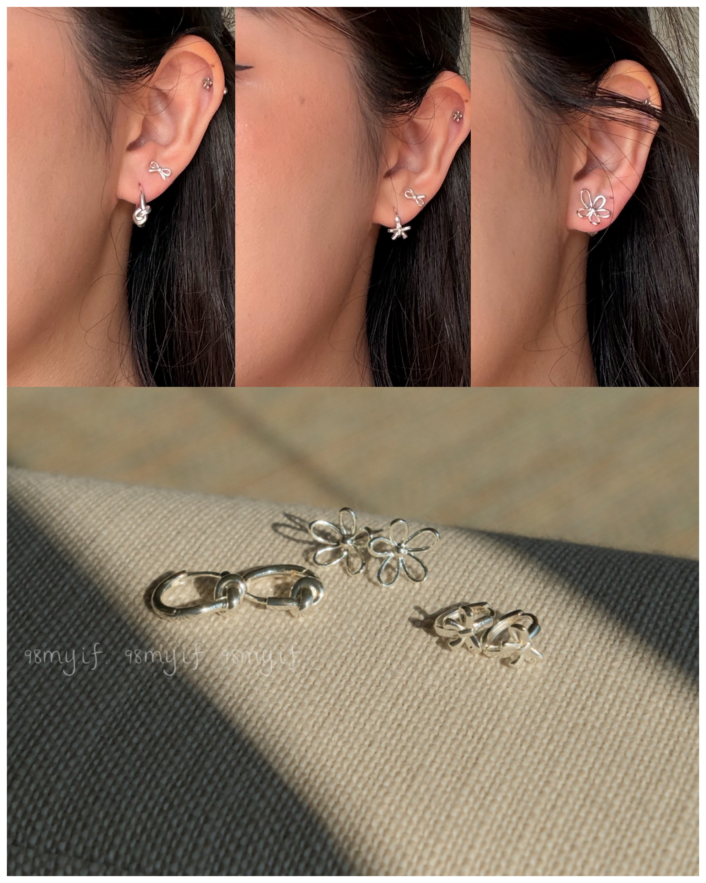 A05 搭配日常鈦鋼耳環