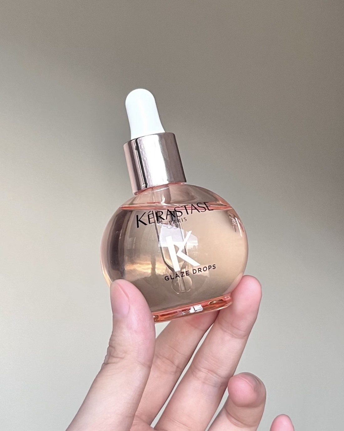 KERASTASE 巴黎 卡詩 釉光 香頌 玫瑰 護髮精油 45ml 櫻花粉 按摩梳