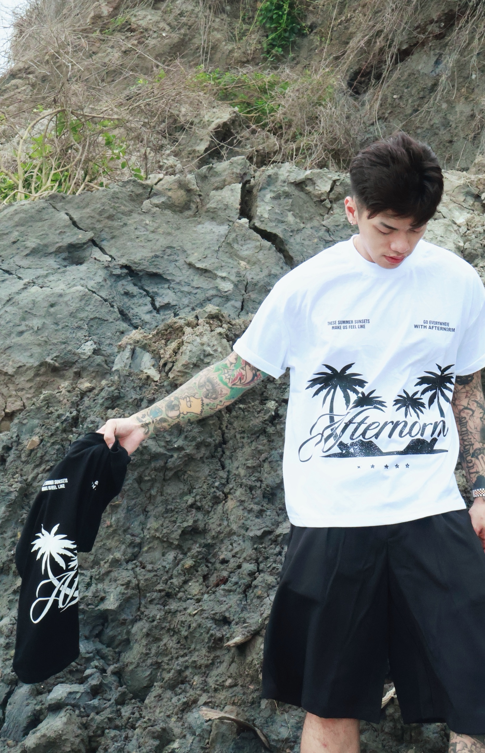 《S.V》AFTERNORM椰子樹短T