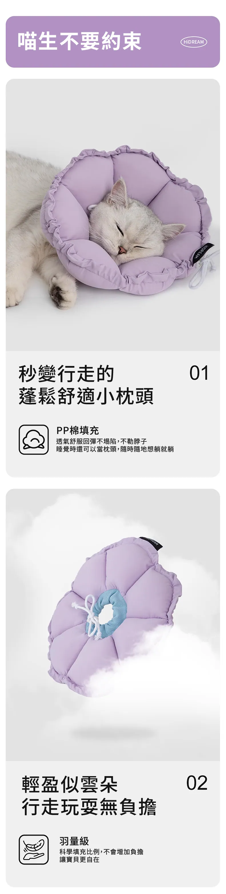 hidream 防舔咬頸圈