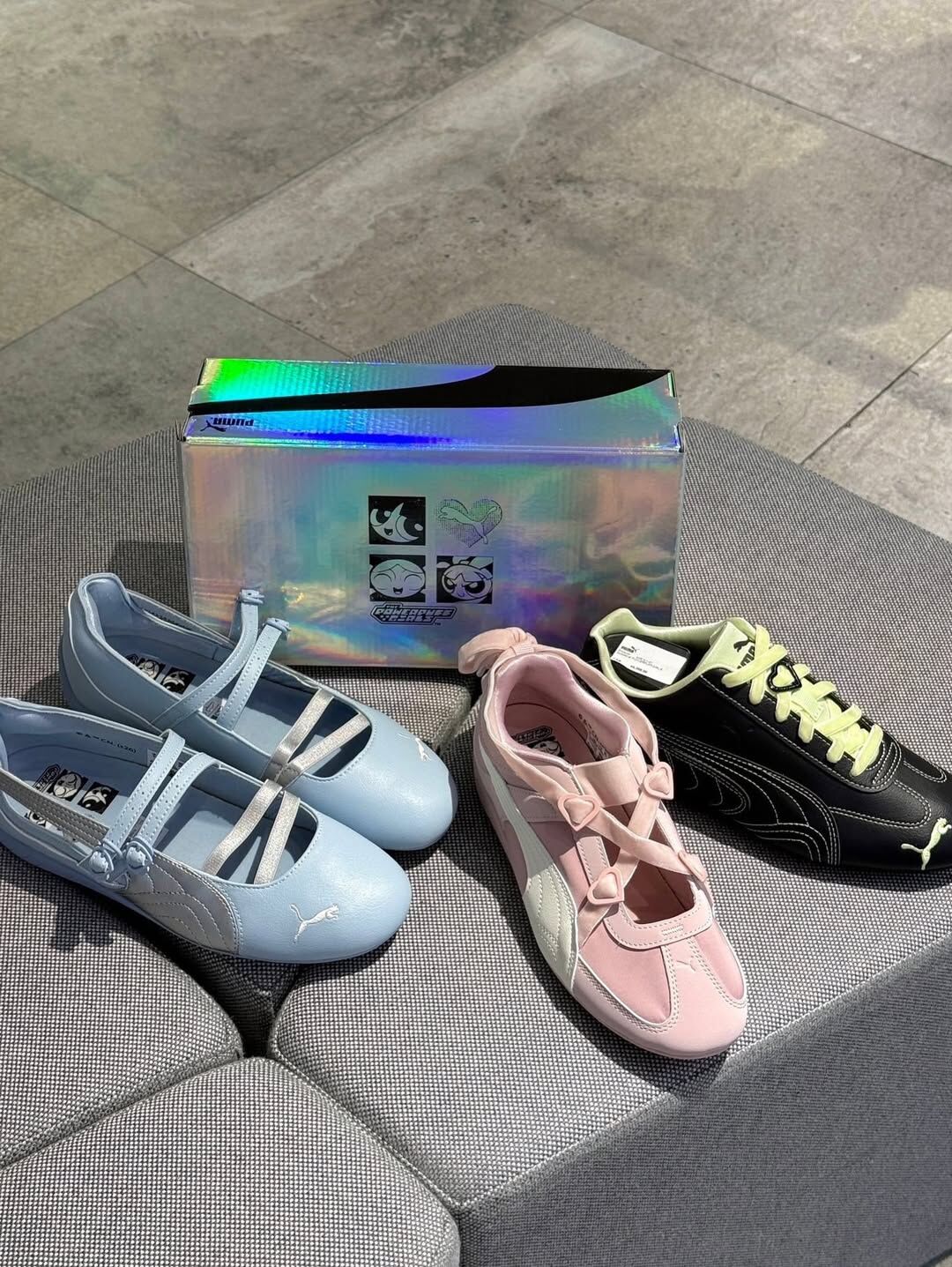 【Luxury】 Powerpuff Girls x Puma Speedcat "Buttercup" 毛毛 飛天小女警聯名 黑綠 408101-01