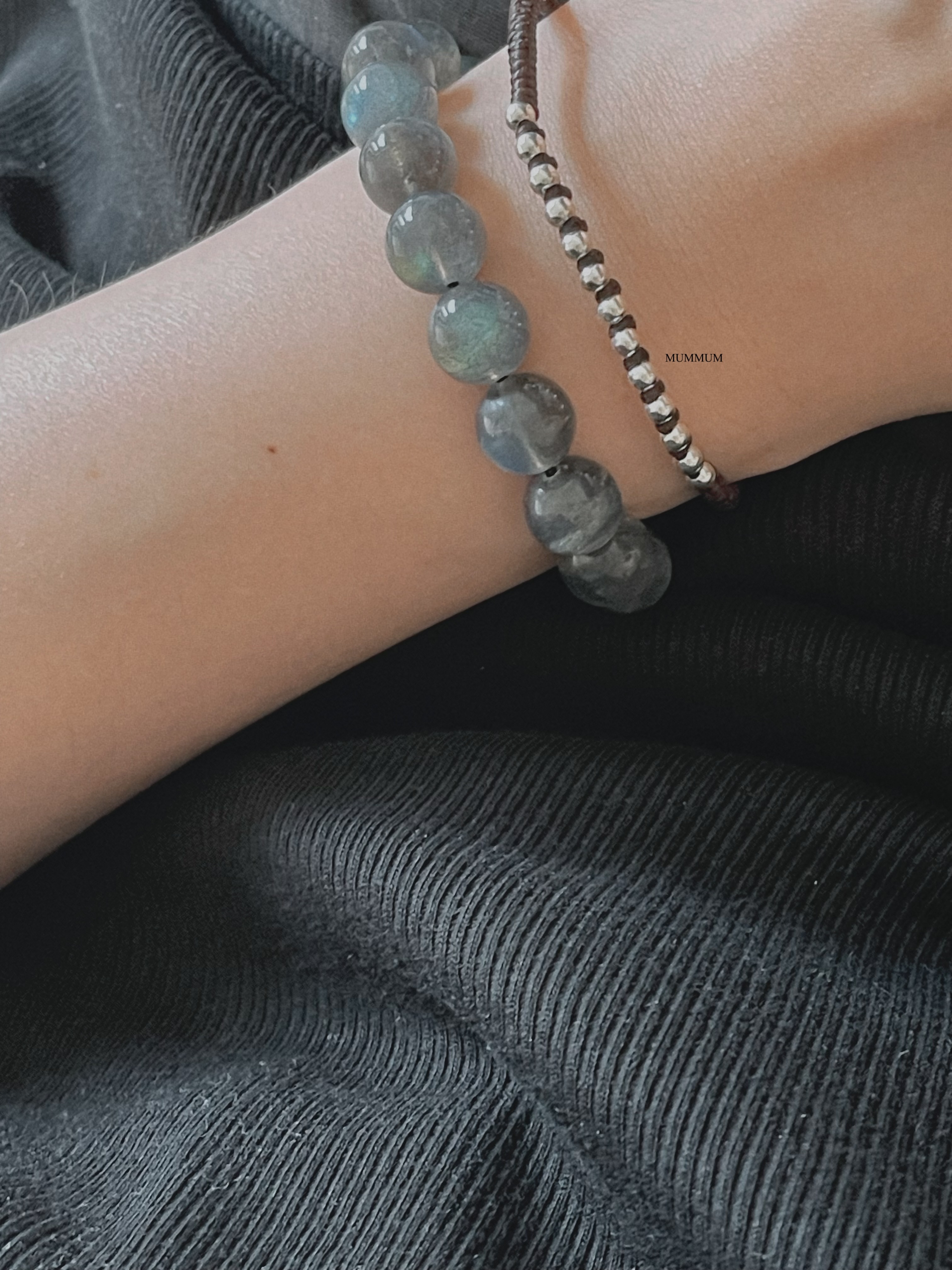 SL13331/啡色小波仔手繩