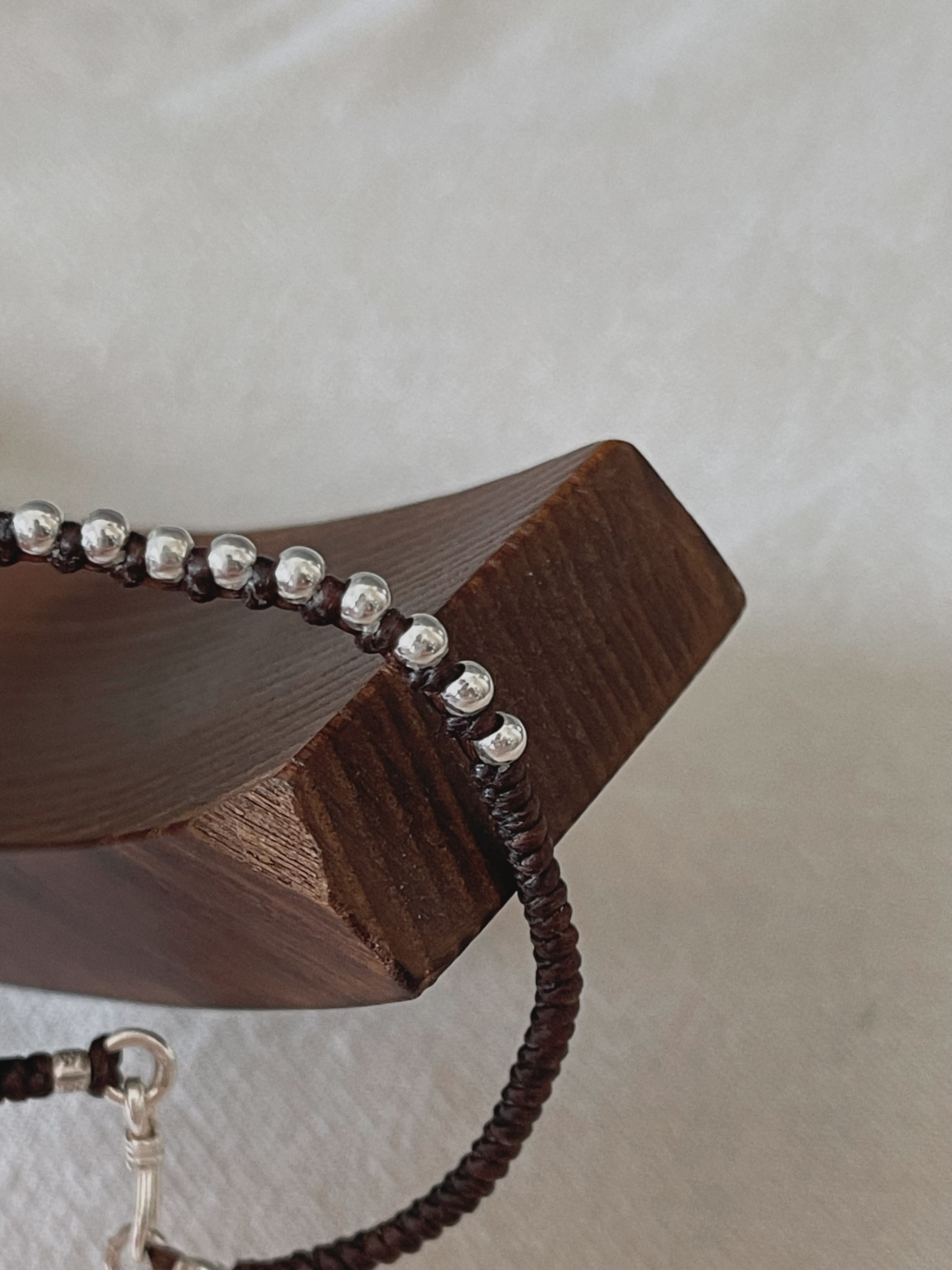 SL13331/啡色小波仔手繩