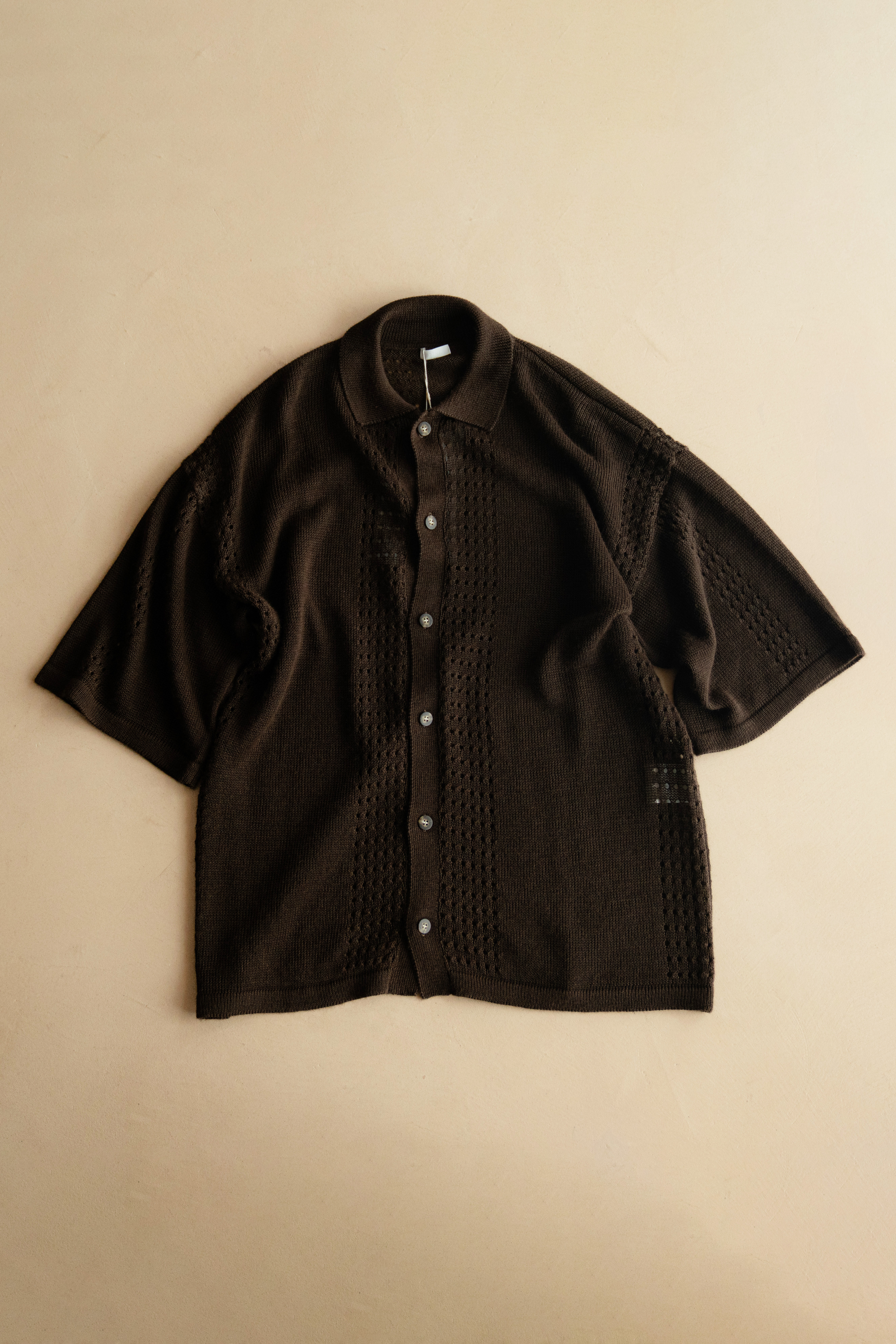 SEEALL MESH KNIT SS SHIRTS