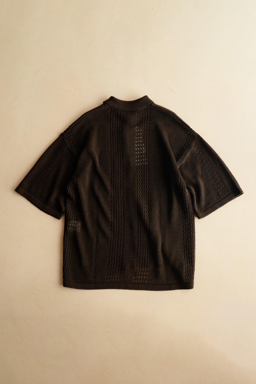 SEEALL MESH KNIT SS SHIRTS