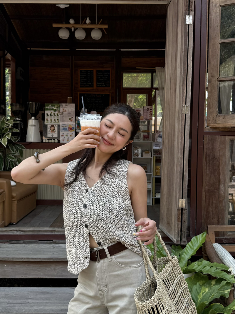 A3309-混線針織背心