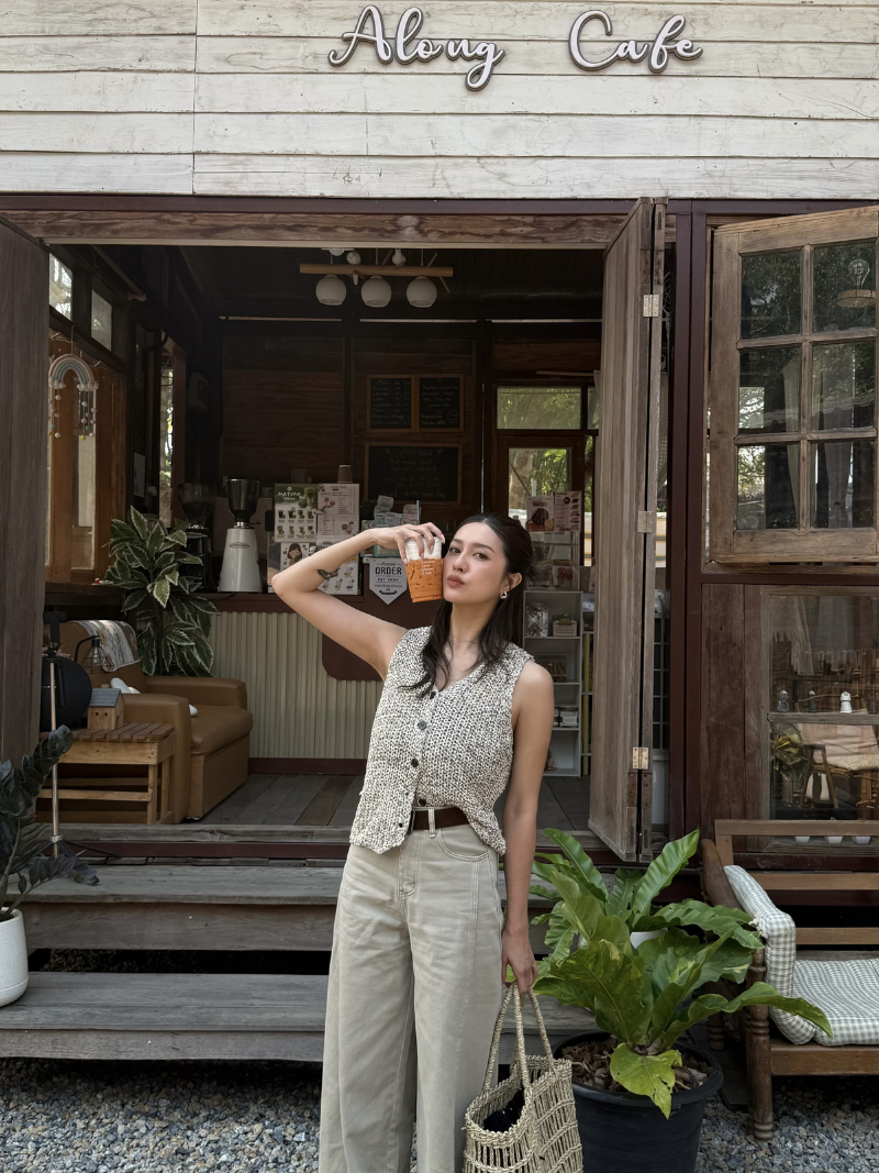 A3309-混線針織背心