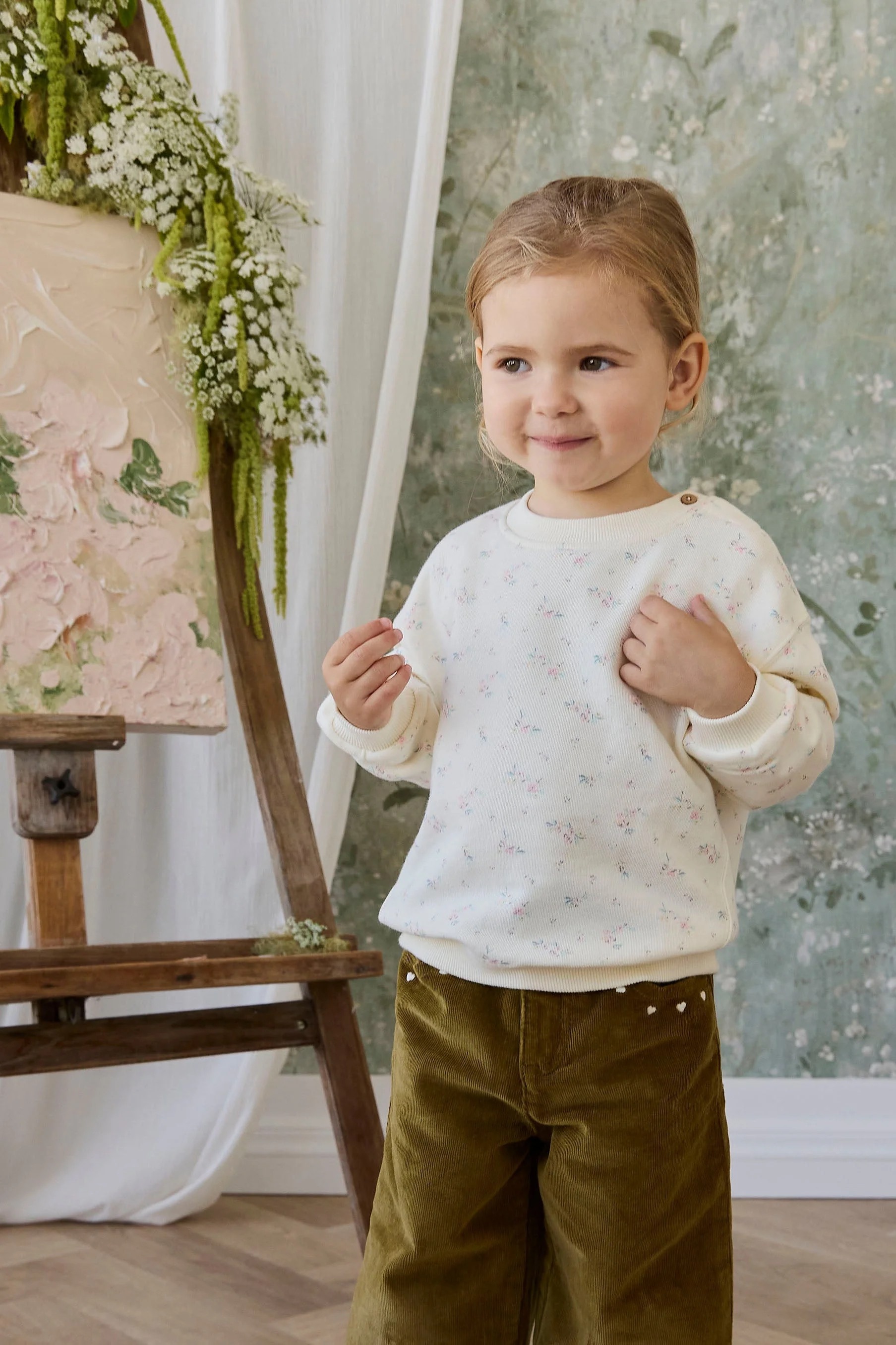 【預購】JAMIE KAY -Organic Cotton Rhea Sweatshirt（Solange Snow）